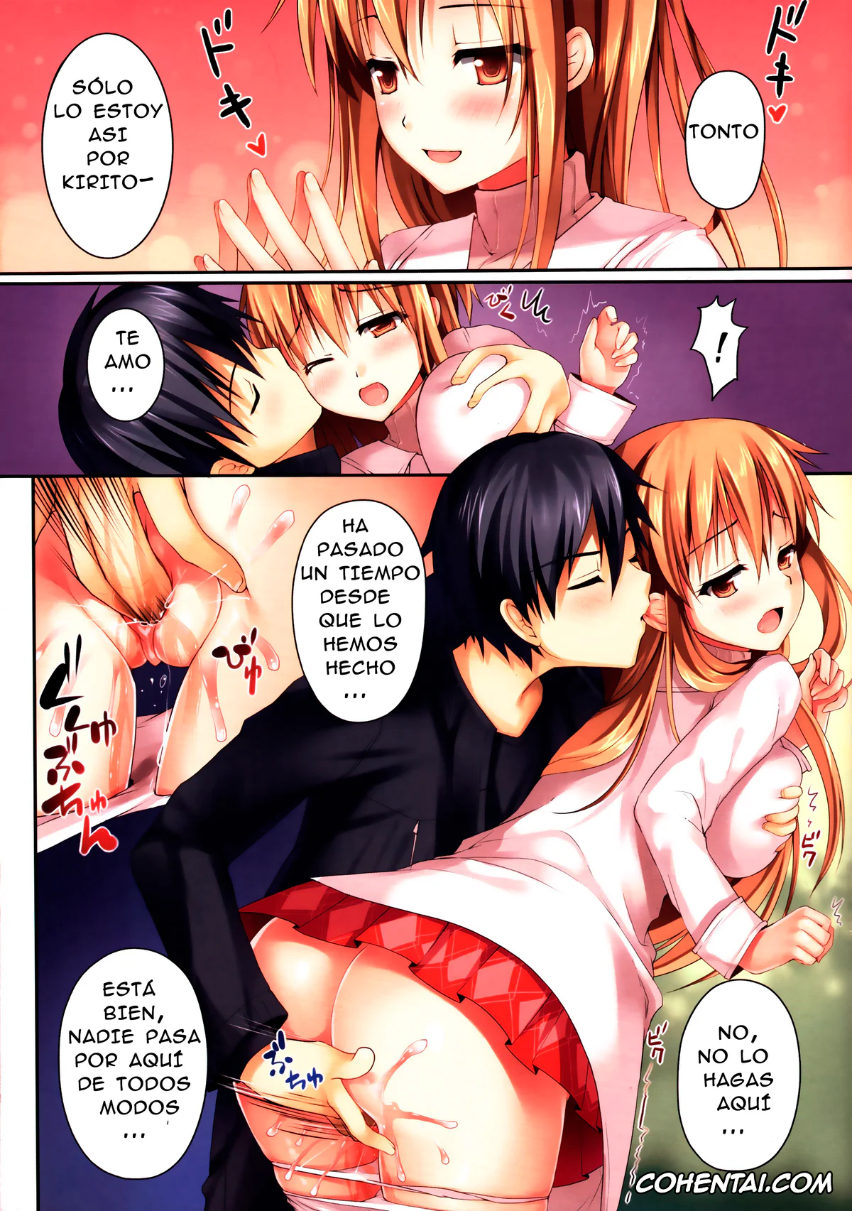 Sword Art Online porno, Asuna Yuuki porno, Kazuto Kirigaya | Kirito porno, Niizuma to Issho – 新娘修行 (Sword Art Online), pagina 8
