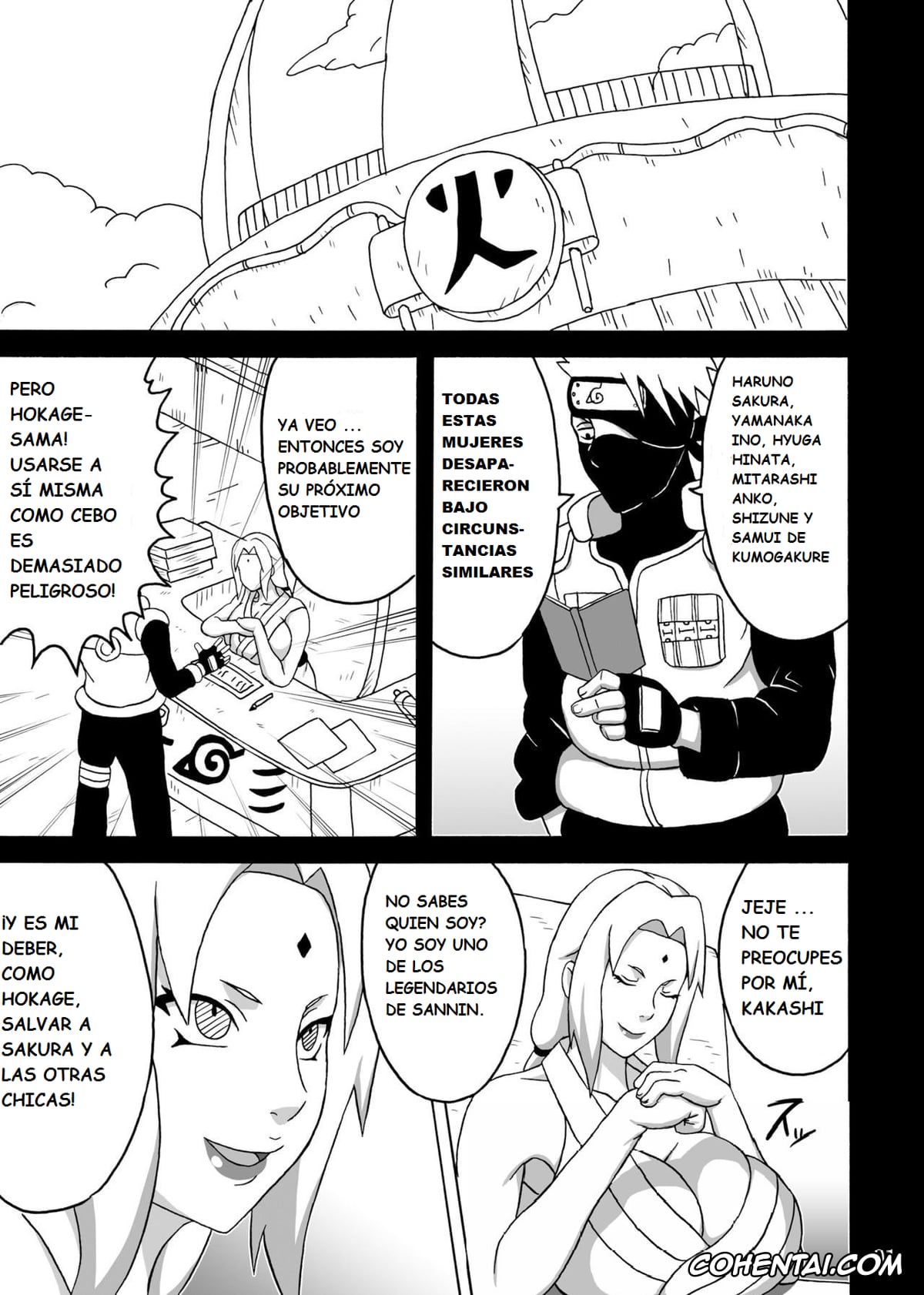 NARUTO porno, Anko Mitarashi porno, Hinata Hyuga porno, Ino Yamanaka porno, Sakura Haruno porno, Samui porno, Shizune porno, Tsunade porno, Tsunade no In Kangoku SuperS Kyousei Kozukuri Koujou (Naruto), pagina 2