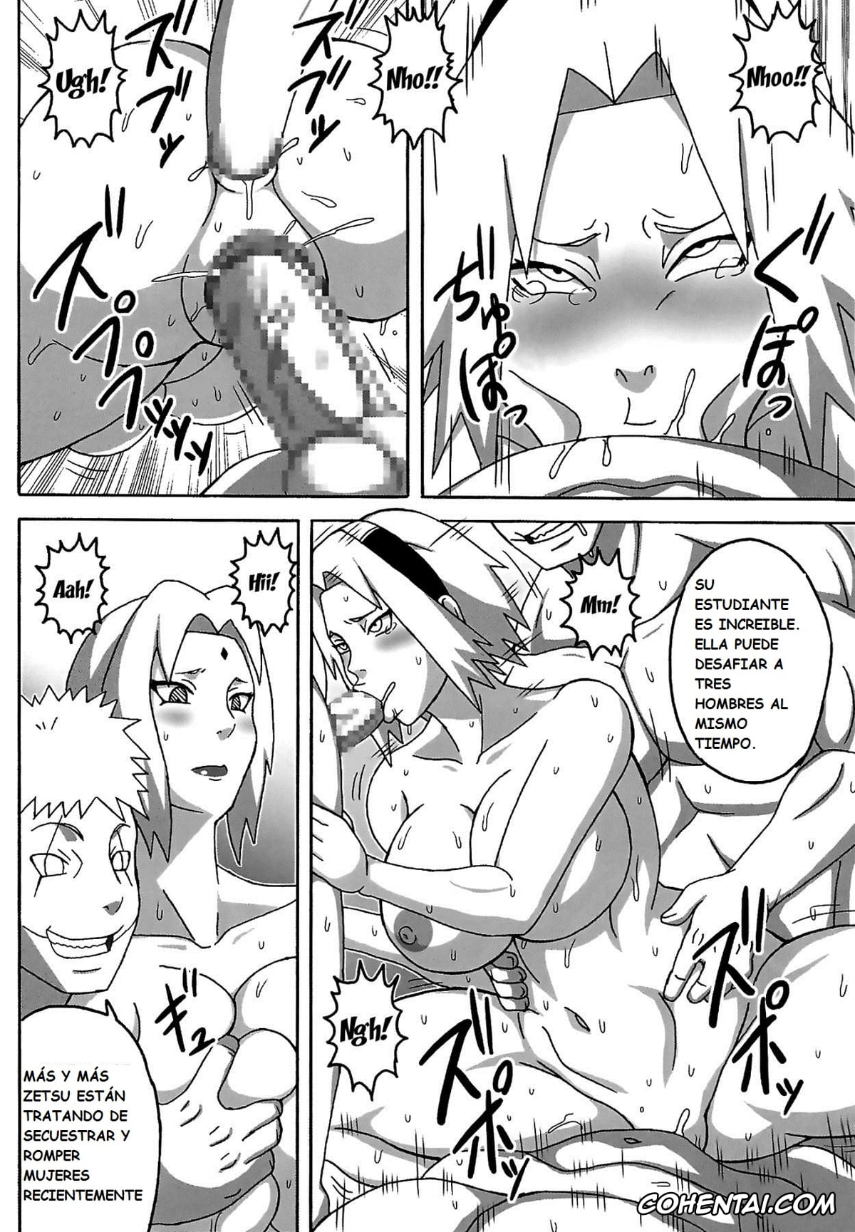 NARUTO xxx, Anko Mitarashi xxx, Hinata Hyuga xxx, Ino Yamanaka xxx, Sakura Haruno xxx, Samui xxx, Shizune xxx, Tsunade xxx, Tsunade no In Kangoku SuperS Kyousei Kozukuri Koujou (Naruto), pagina 37