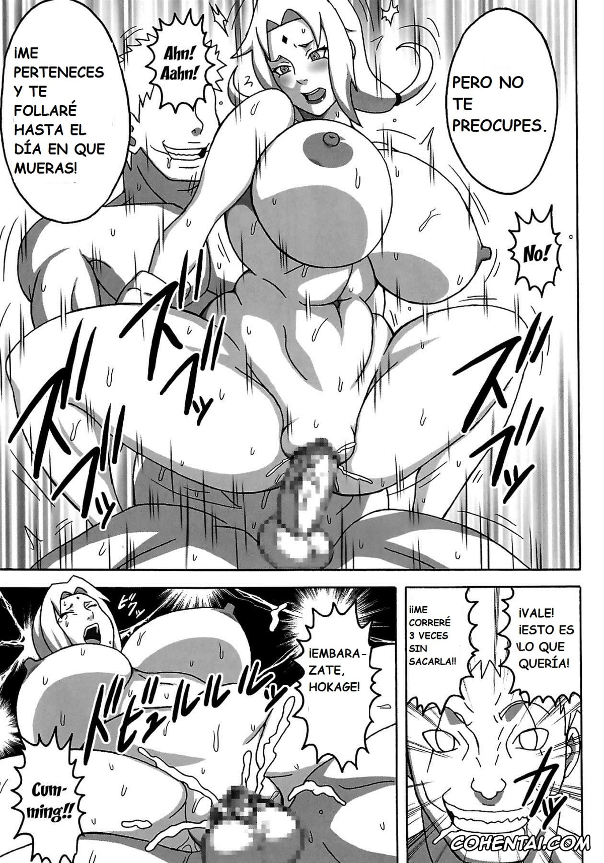NARUTO porno, Anko Mitarashi porno, Hinata Hyuga porno, Ino Yamanaka porno, Sakura Haruno porno, Samui porno, Shizune porno, Tsunade porno, Tsunade no In Kangoku SuperS Kyousei Kozukuri Koujou (Naruto), pagina 38