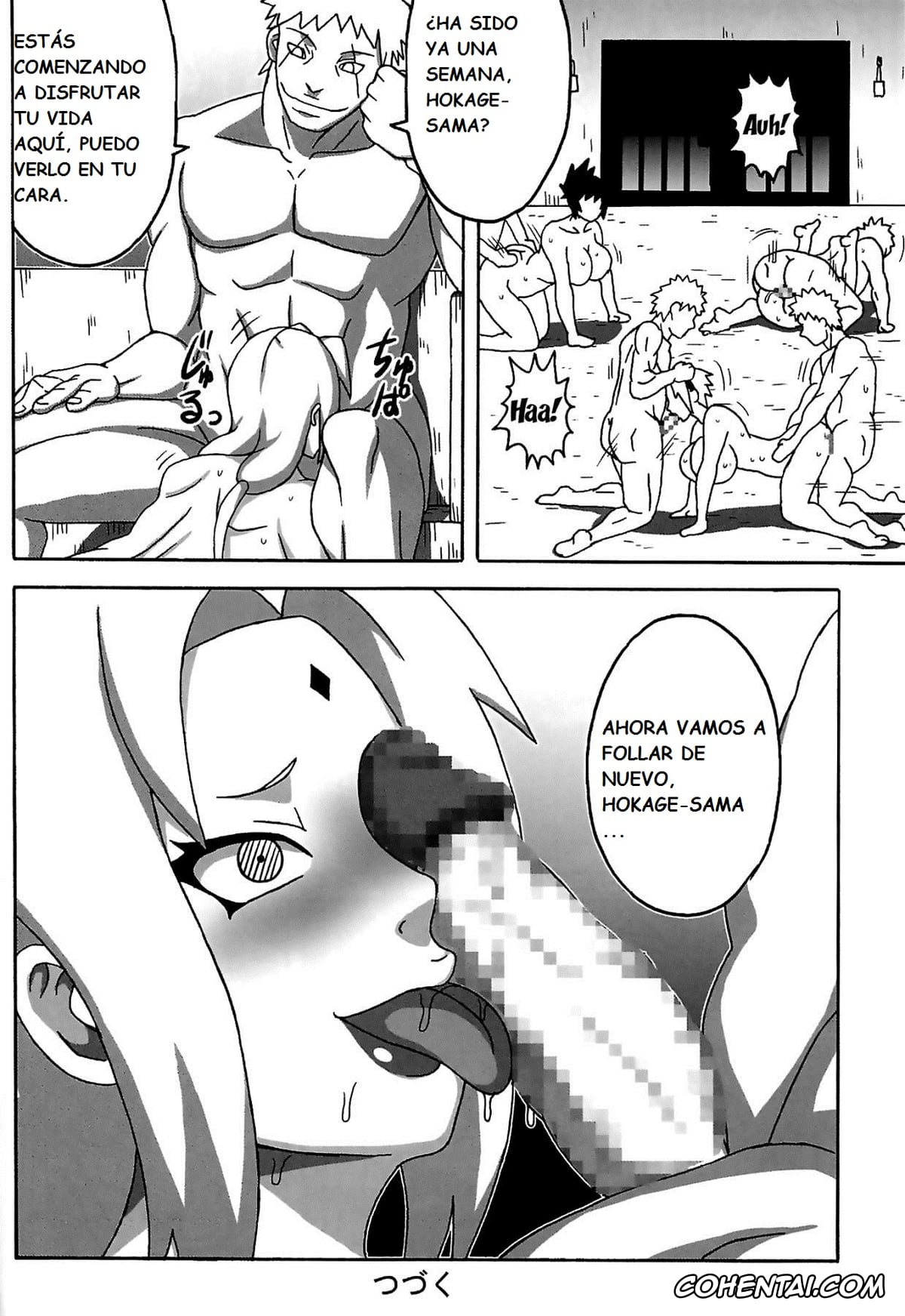 NARUTO hentai, Anko Mitarashi hentai, Hinata Hyuga hentai, Ino Yamanaka hentai, Sakura Haruno hentai, Samui hentai, Shizune hentai, Tsunade hentai, Tsunade no In Kangoku SuperS Kyousei Kozukuri Koujou (Naruto), pagina 39