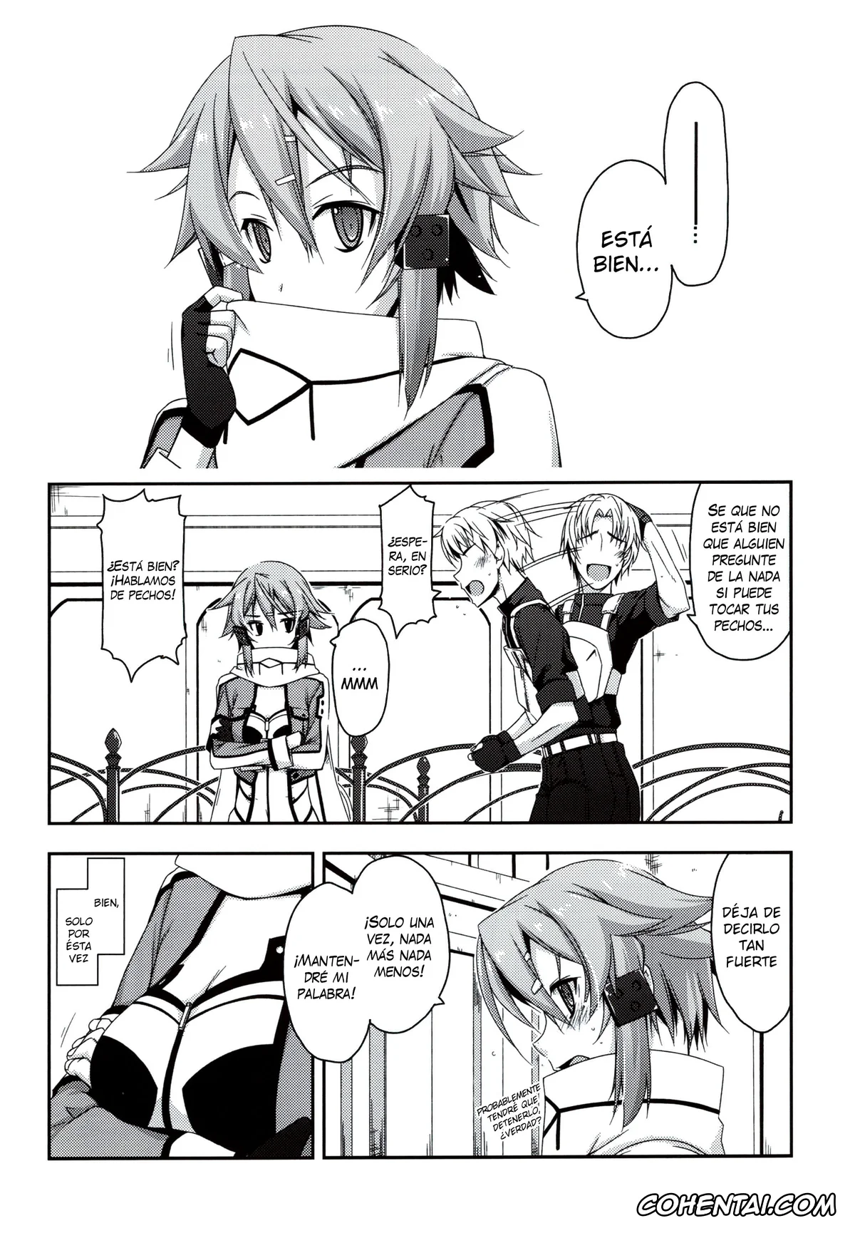 Sword Art Online hentai, Shino Asada | Sinon hentai, Crack (Sword Art Online), pagina 3