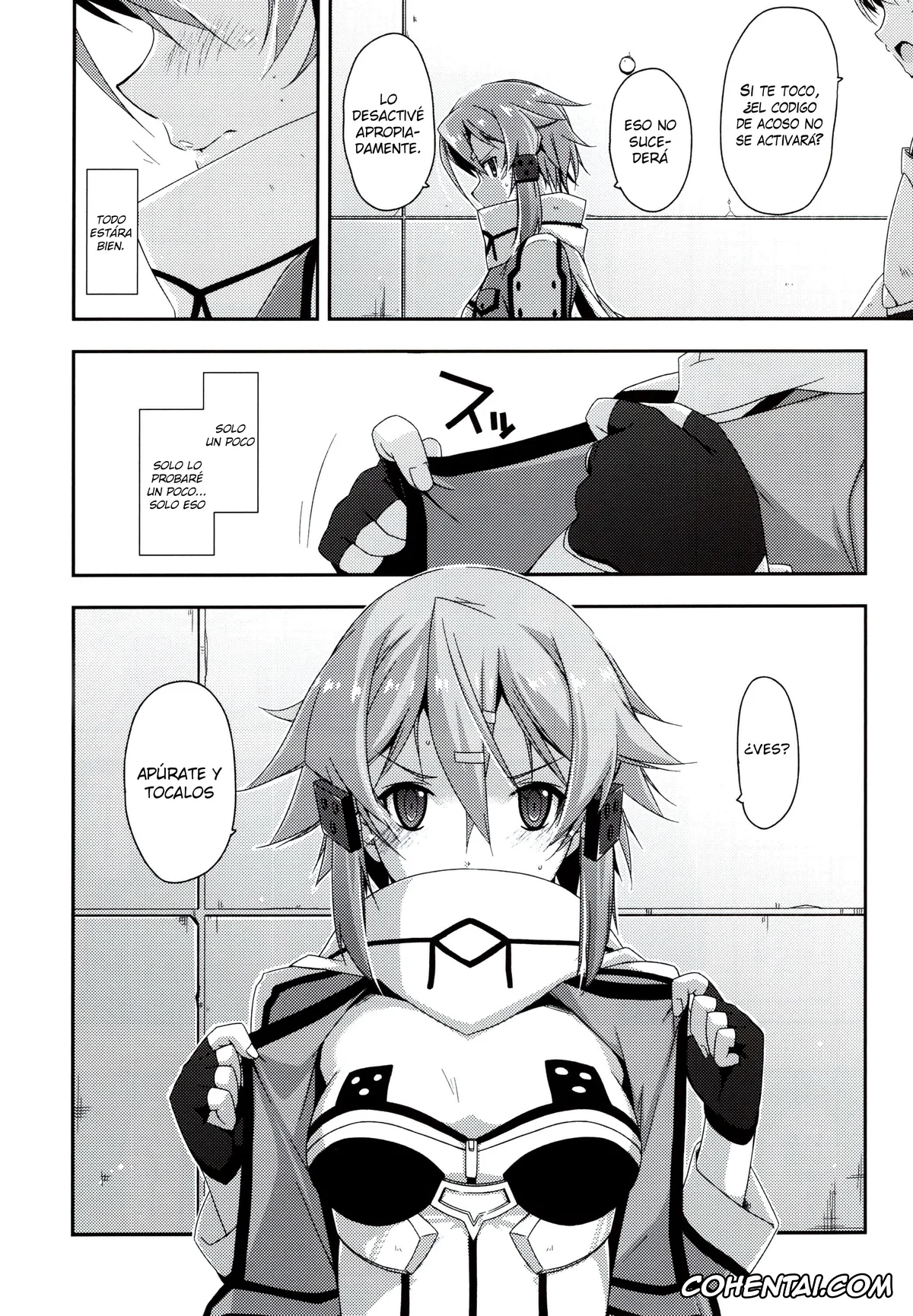 Sword Art Online hentai, Shino Asada | Sinon hentai, Crack (Sword Art Online), pagina 6