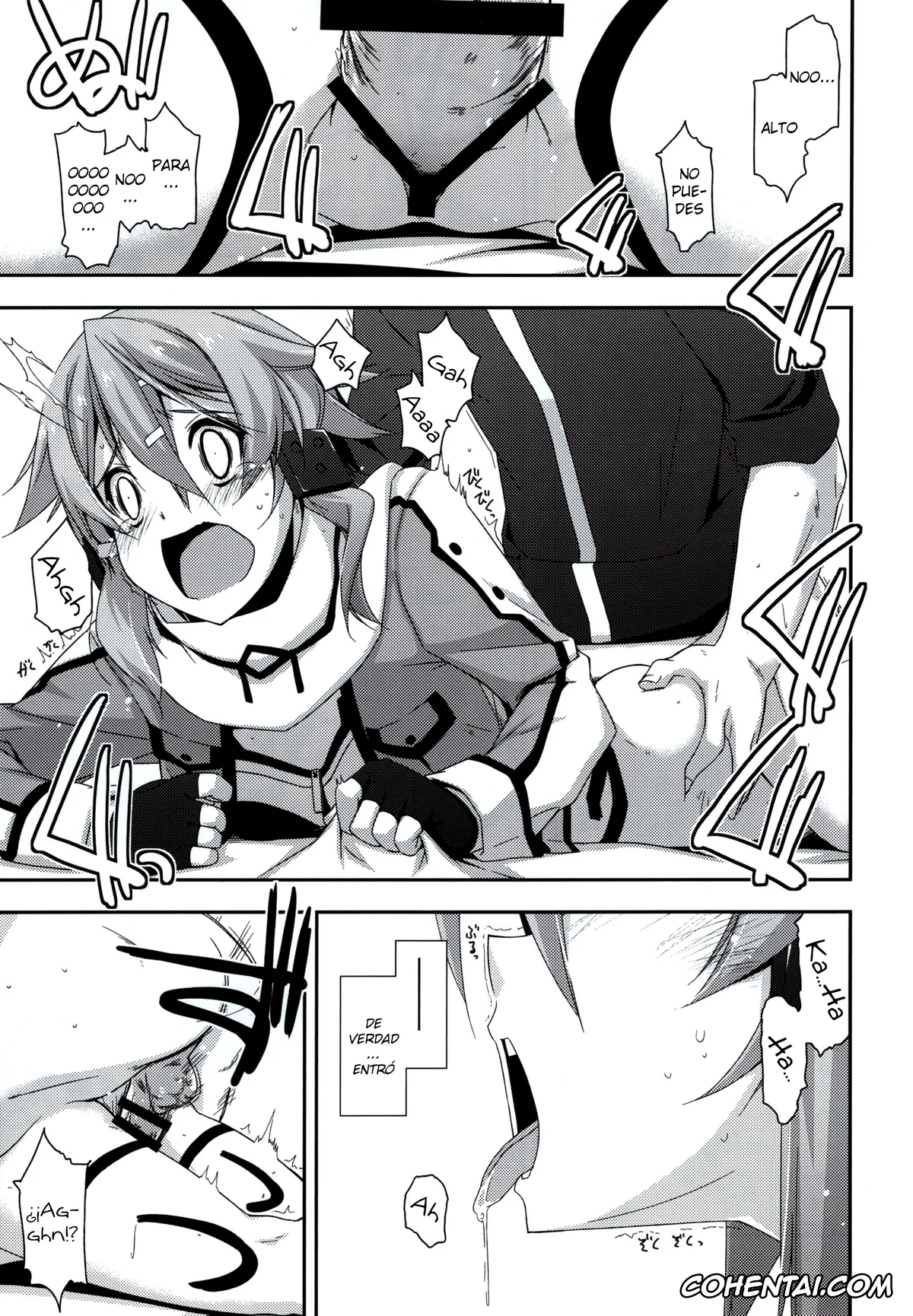 Sword Art Online hentai, Shino Asada | Sinon hentai, Crack (Sword Art Online), pagina 15