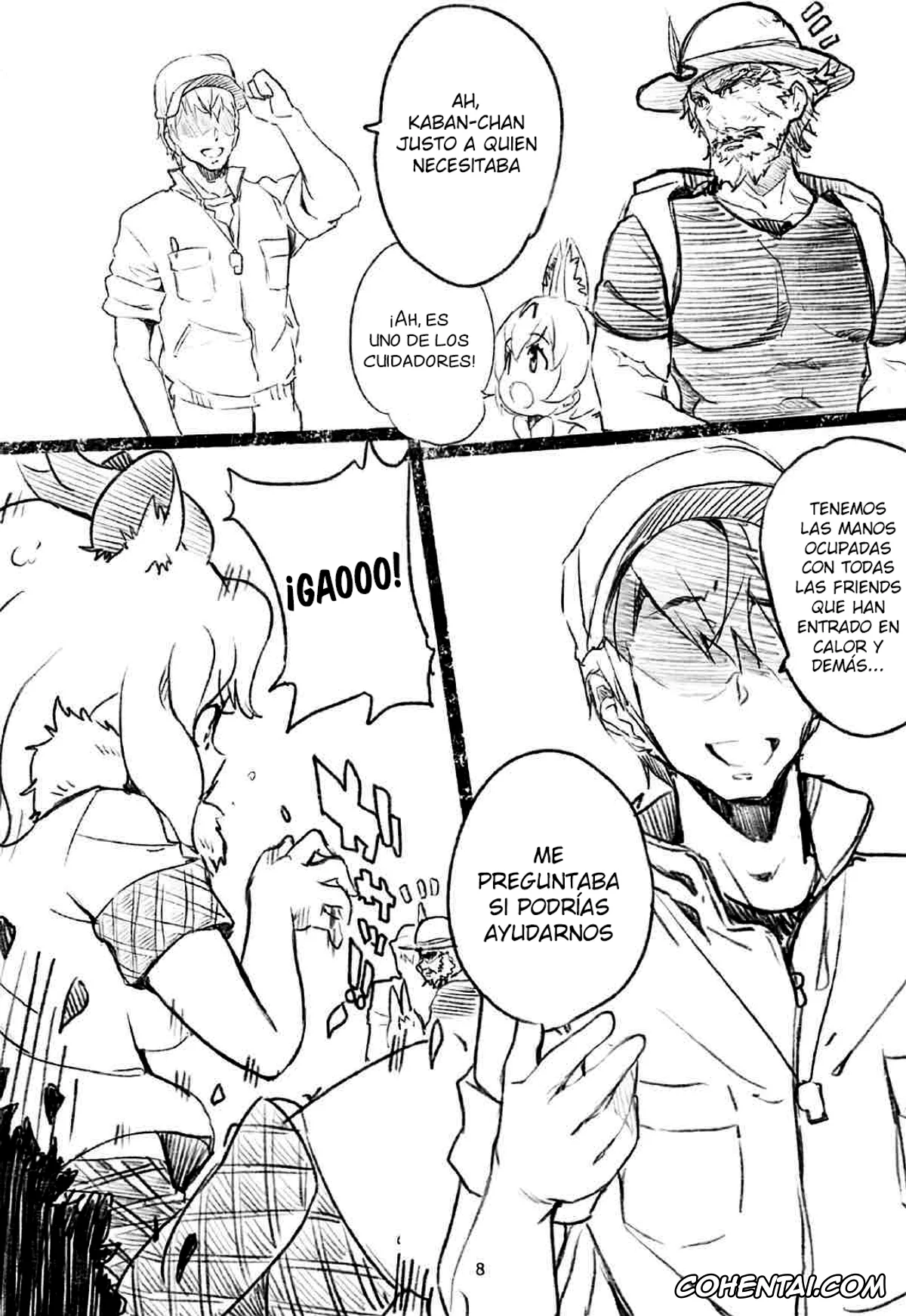 Kemono Friends hentai, R18 RED DATA BOOK (Kemono Friends), pagina 9