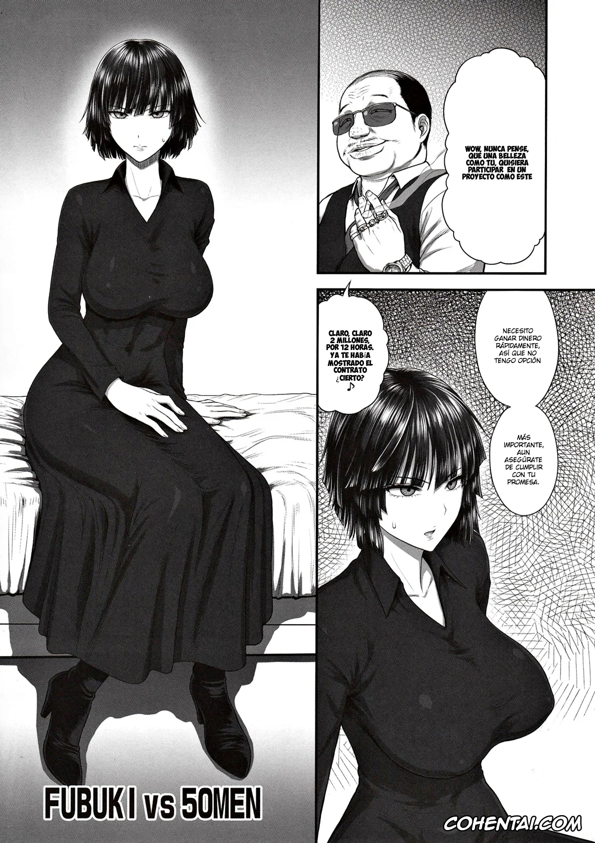 One Punch Man xxx, Jigoku no Fubuki xxx, FUBUKI VS 50MEN (One Punch Man), pagina 4