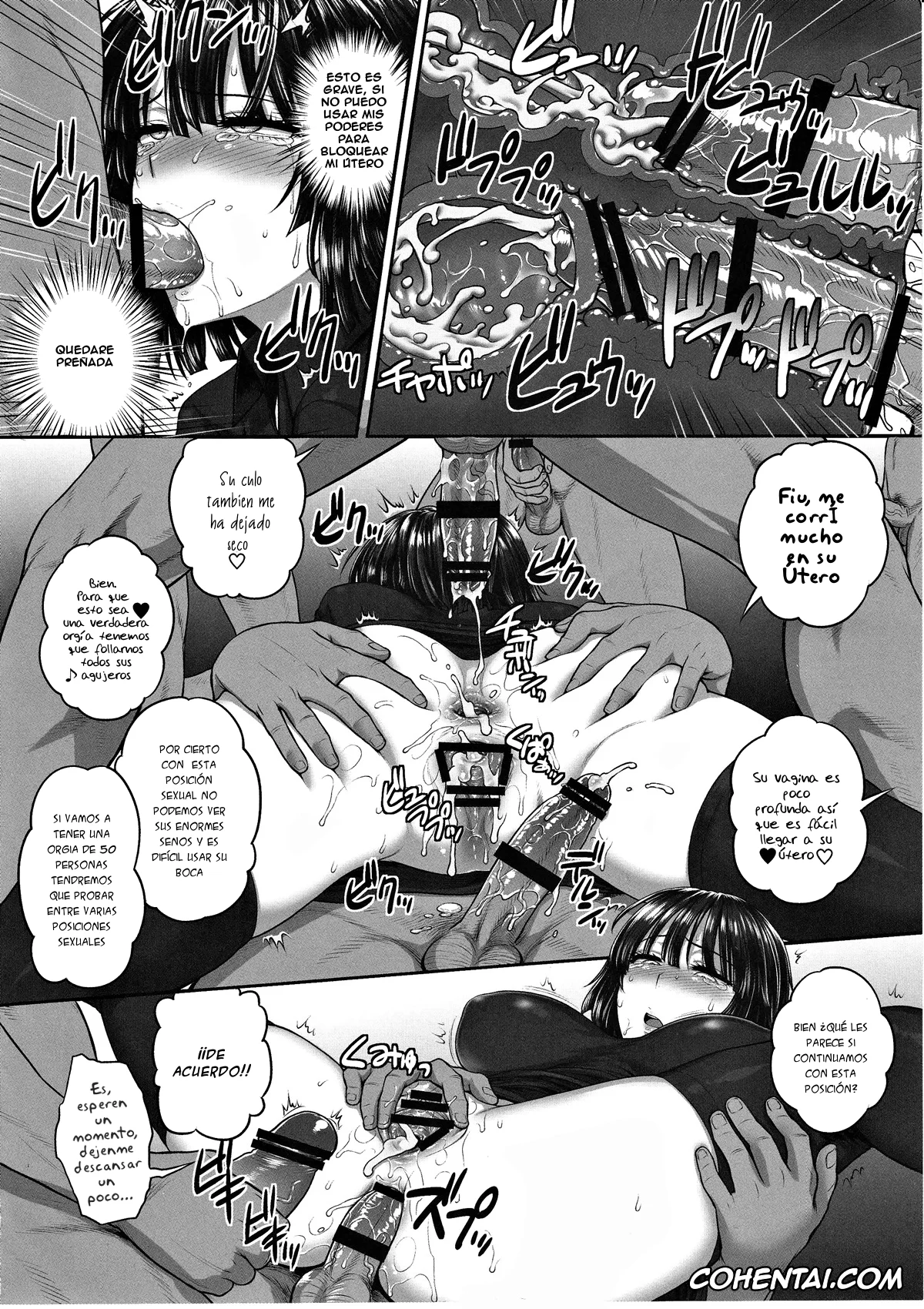 One Punch Man hentai, Jigoku no Fubuki hentai, FUBUKI VS 50MEN (One Punch Man), pagina 15