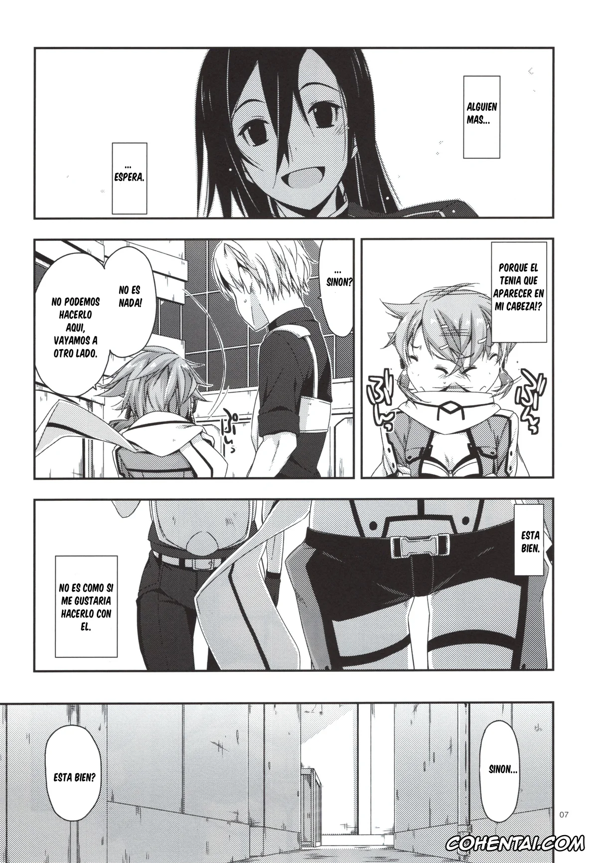 Sword Art Online xxx, Shino Asada | Sinon xxx, Crack (Sword Art Online), pagina 7