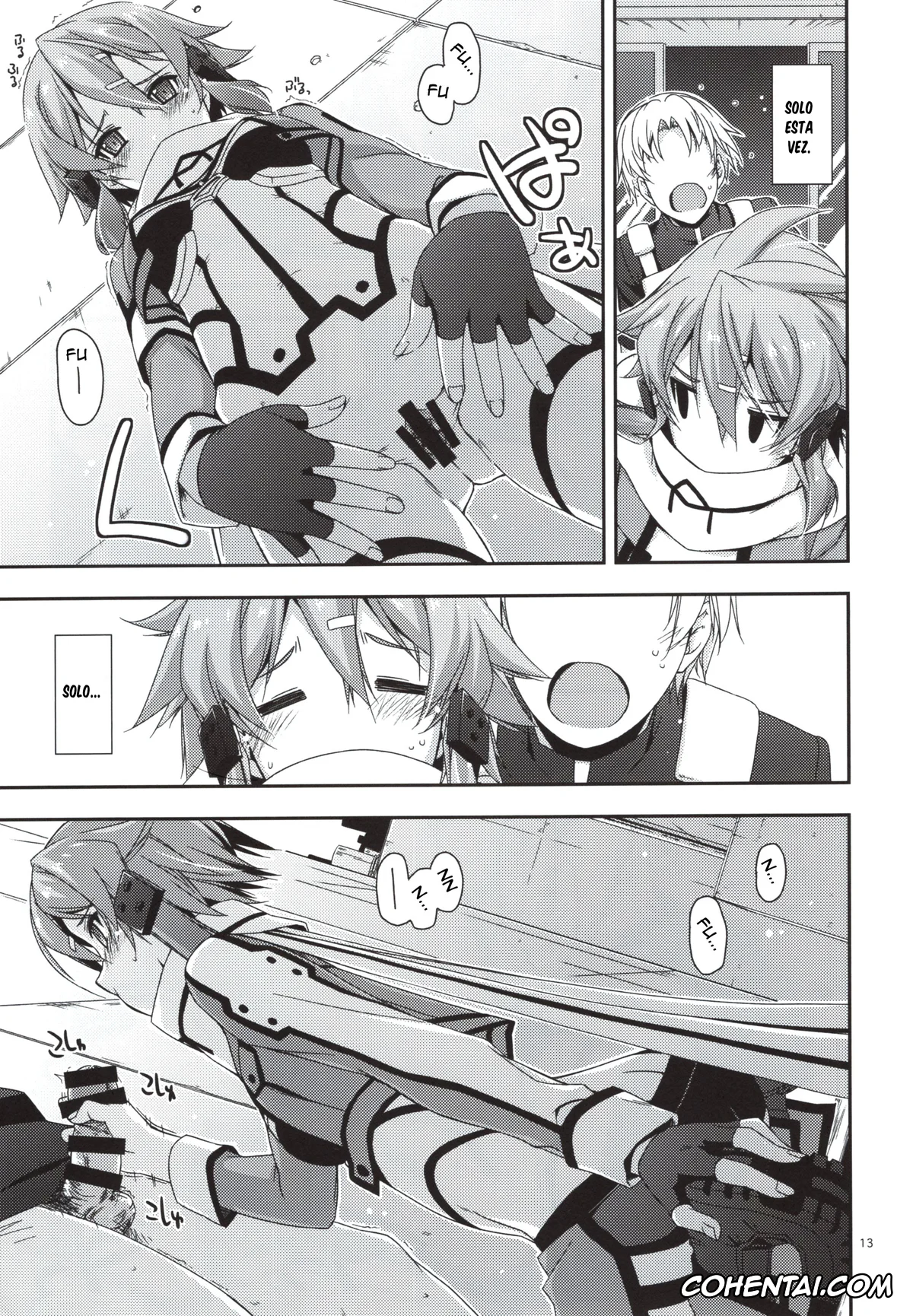 Sword Art Online xxx, Shino Asada | Sinon xxx, Crack (Sword Art Online), pagina 13