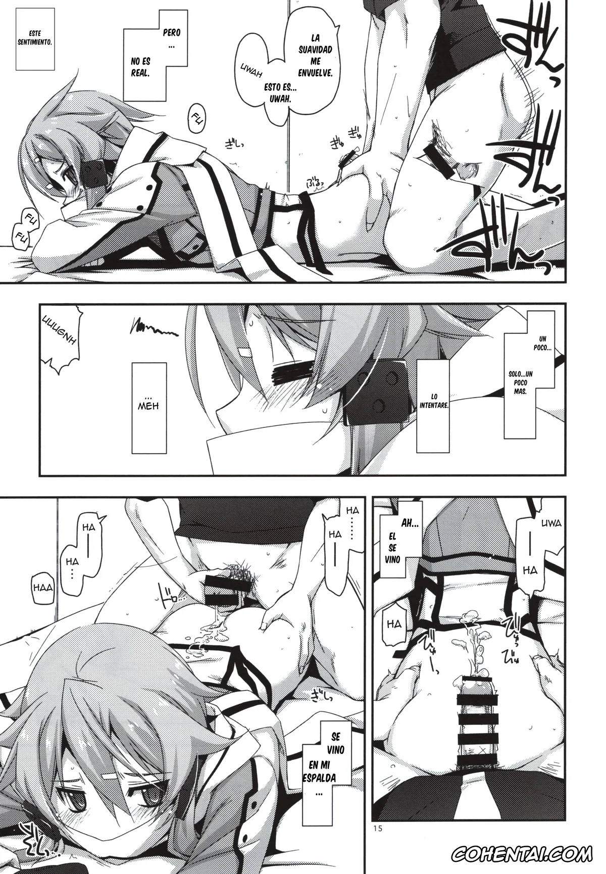 Sword Art Online hentai, Shino Asada | Sinon hentai, Crack (Sword Art Online), pagina 15