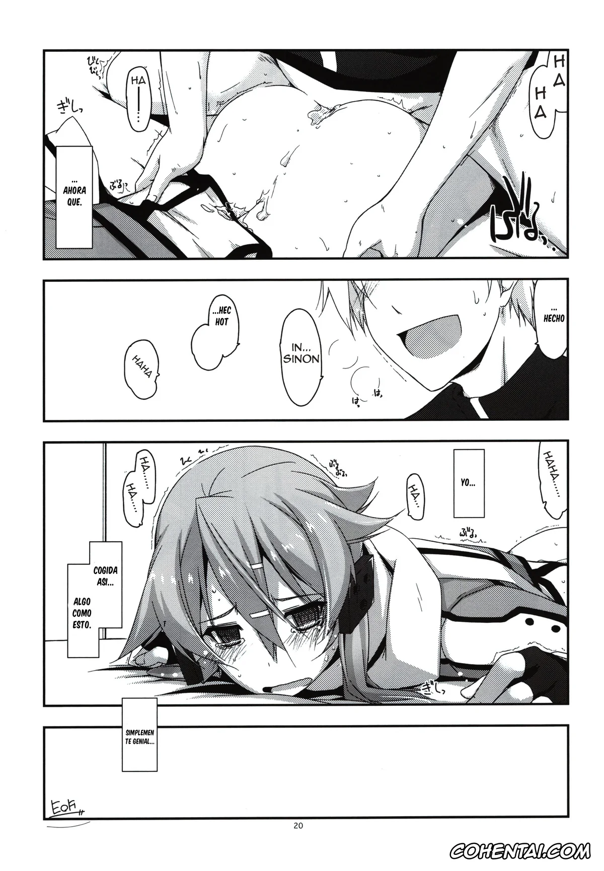 Sword Art Online porno, Shino Asada | Sinon porno, Crack (Sword Art Online), pagina 20