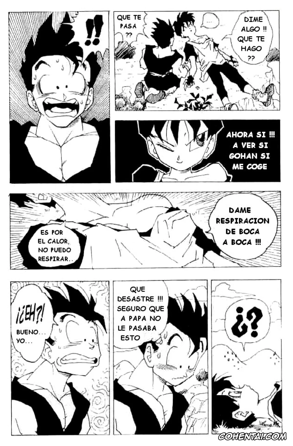 Dragon Ball Z hentai, Son Gohan hentai, Videl hentai, Dragon Ball G (Dragon Ball Z), pagina 3