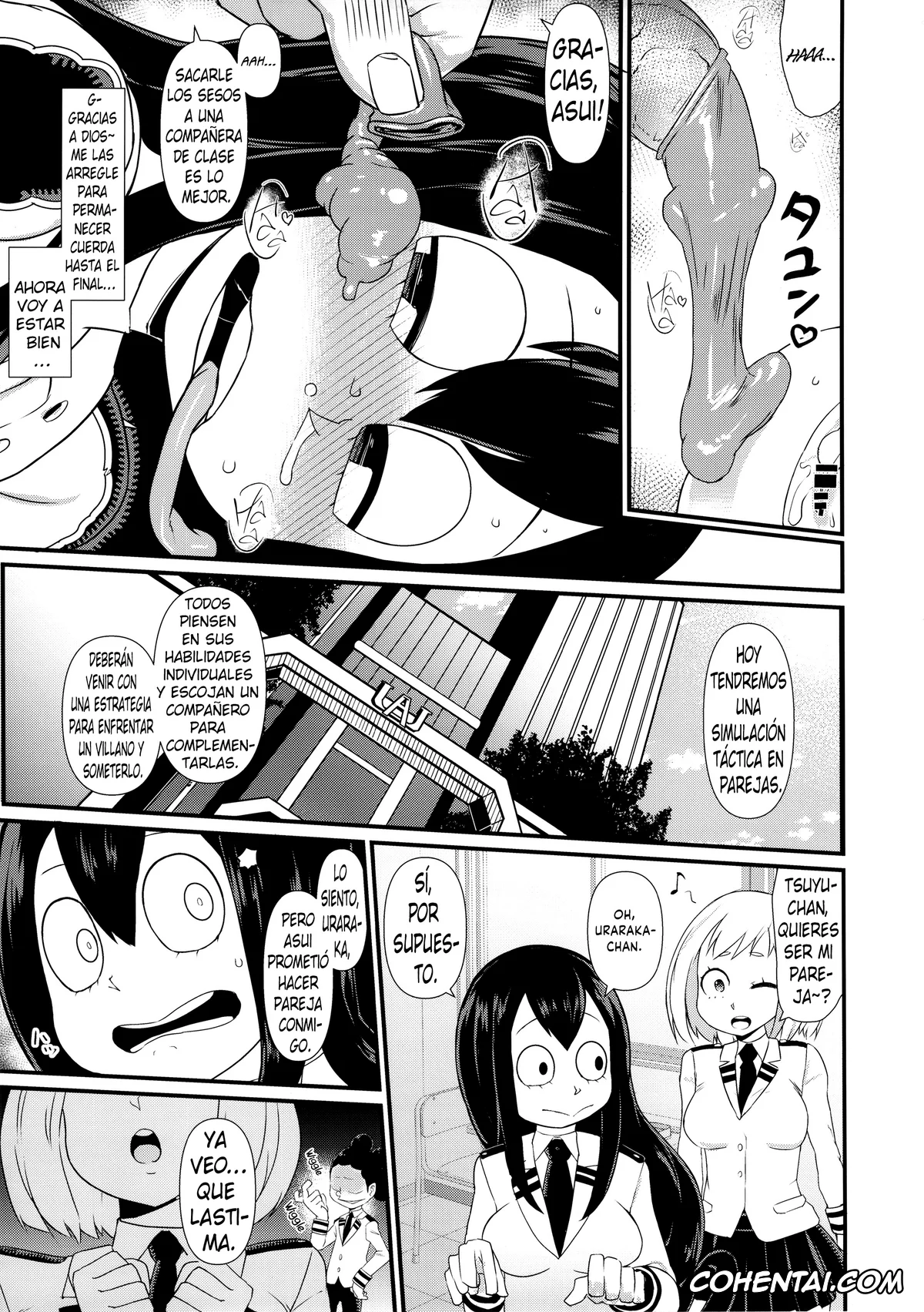 My Hero Academia | Boku No Hero Academia xxx, Minoru Mineta xxx, Tsuyu Asui xxx, FROPPY (Boku no Hero Academia), pagina 19