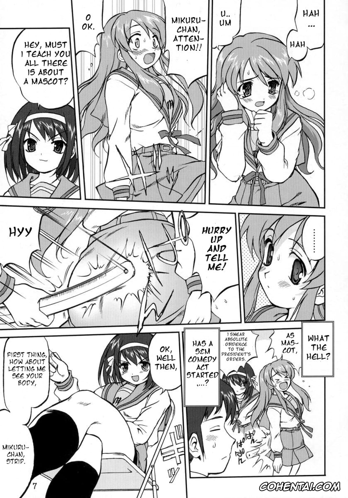 The Melancholy Of Haruhi Suzumiya | Suzumiya Haruhi No Yuuutsu xxx, Haruhi Suzumiya xxx, Kyon xxx, Mikuru Asahina xxx, Suzumiya Haruhi no Fukujyu (The Melancholy of Haruhi Suzumiya), pagina 7
