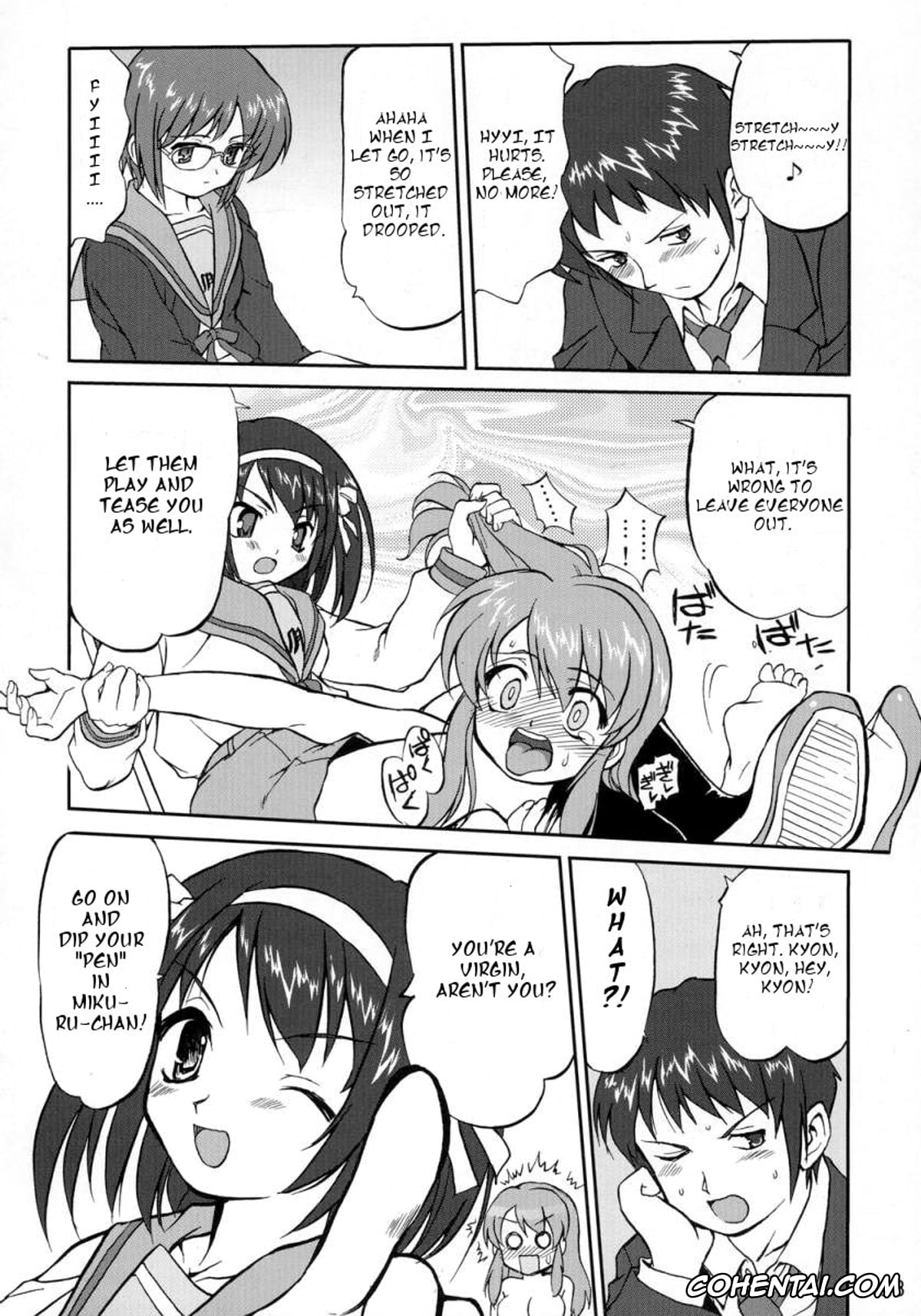 The Melancholy Of Haruhi Suzumiya | Suzumiya Haruhi No Yuuutsu hentai, Haruhi Suzumiya hentai, Kyon hentai, Mikuru Asahina hentai, Suzumiya Haruhi no Fukujyu (The Melancholy of Haruhi Suzumiya), pagina 18