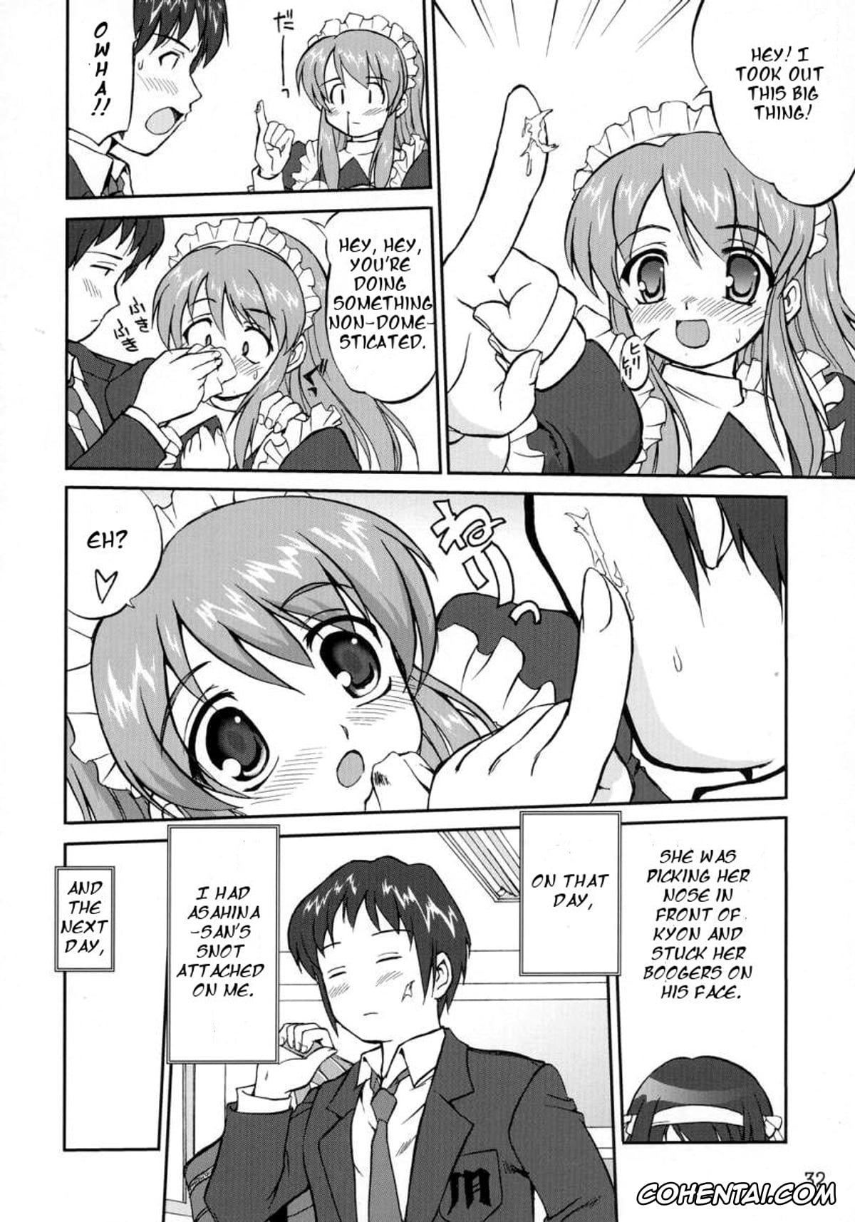 The Melancholy Of Haruhi Suzumiya | Suzumiya Haruhi No Yuuutsu porno, Haruhi Suzumiya porno, Kyon porno, Mikuru Asahina porno, Suzumiya Haruhi no Fukujyu (The Melancholy of Haruhi Suzumiya), pagina 32