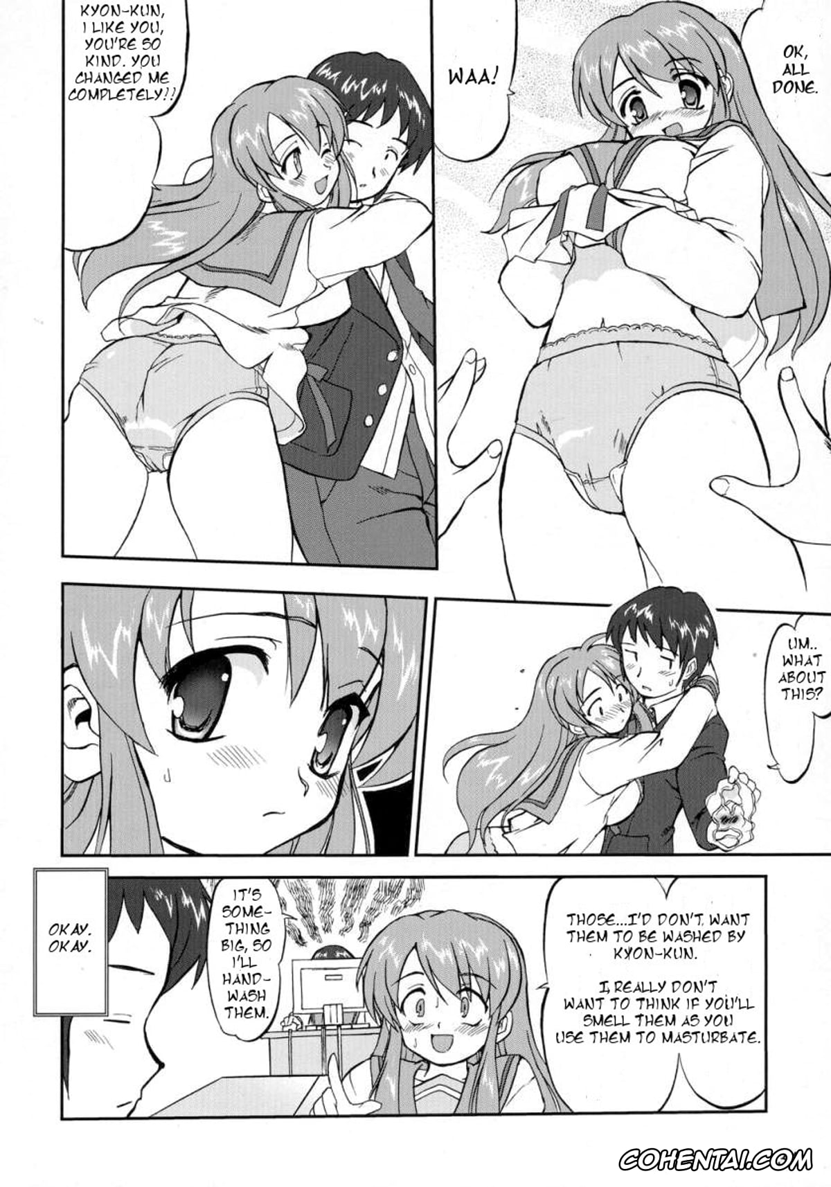 The Melancholy Of Haruhi Suzumiya | Suzumiya Haruhi No Yuuutsu xxx, Haruhi Suzumiya xxx, Kyon xxx, Mikuru Asahina xxx, Suzumiya Haruhi no Fukujyu (The Melancholy of Haruhi Suzumiya), pagina 34