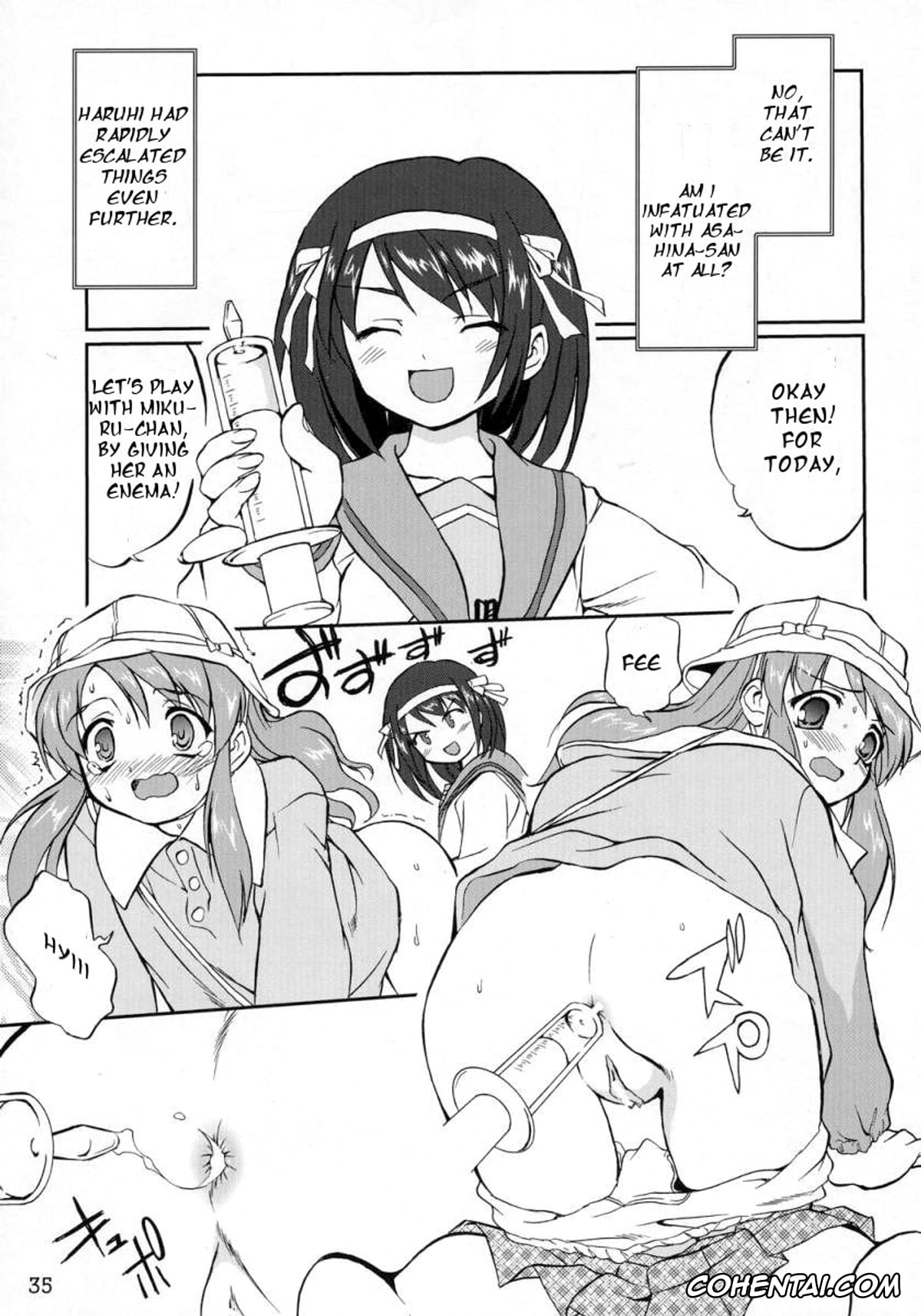 The Melancholy Of Haruhi Suzumiya | Suzumiya Haruhi No Yuuutsu porno, Haruhi Suzumiya porno, Kyon porno, Mikuru Asahina porno, Suzumiya Haruhi no Fukujyu (The Melancholy of Haruhi Suzumiya), pagina 35