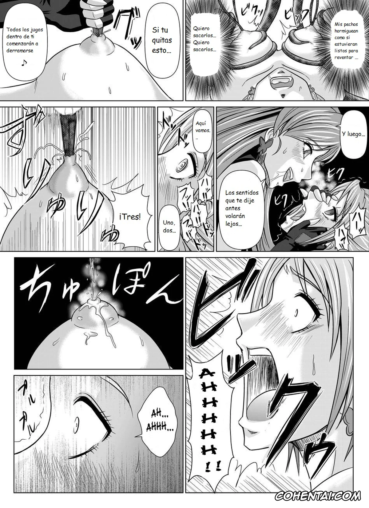 Yes! PreCure 5 xxx, Cure Dream | Nozomi Yumehara xxx, Cure Rouge | Rin Natsuki xxx, Dark Dream xxx, Mou Hitotsu no Ketsumatsu Henshin Heroine Kairaku Sennou ~Gekijouban Yes!! Precure 5 Hen~ Ch. 2 (Yes! PreCure 5), pagina 19