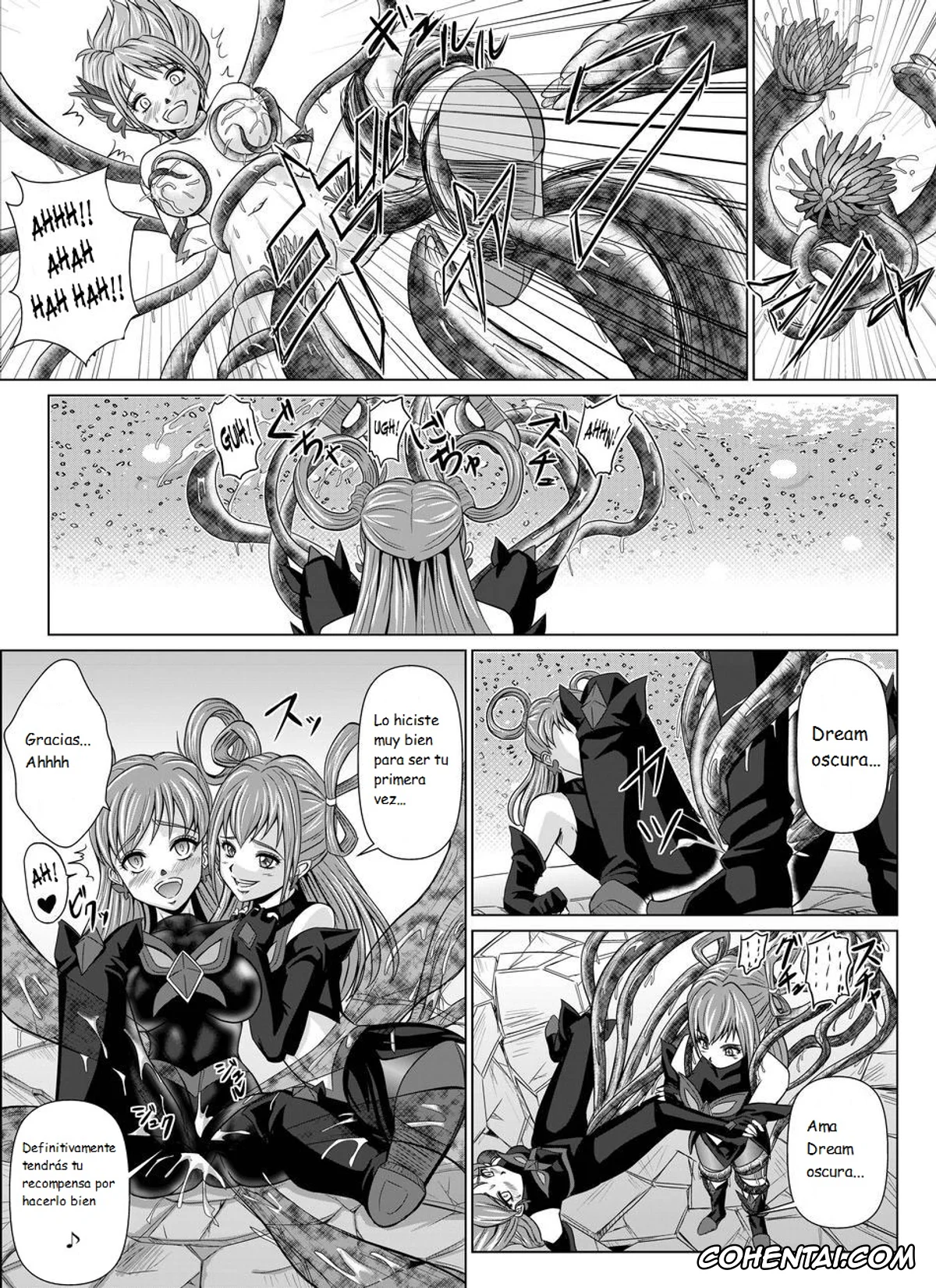 Yes! PreCure 5 xxx, Cure Dream | Nozomi Yumehara xxx, Cure Rouge | Rin Natsuki xxx, Dark Dream xxx, Mou Hitotsu no Ketsumatsu Henshin Heroine Kairaku Sennou ~Gekijouban Yes!! Precure 5 Hen~ Ch. 2 (Yes! PreCure 5), pagina 22