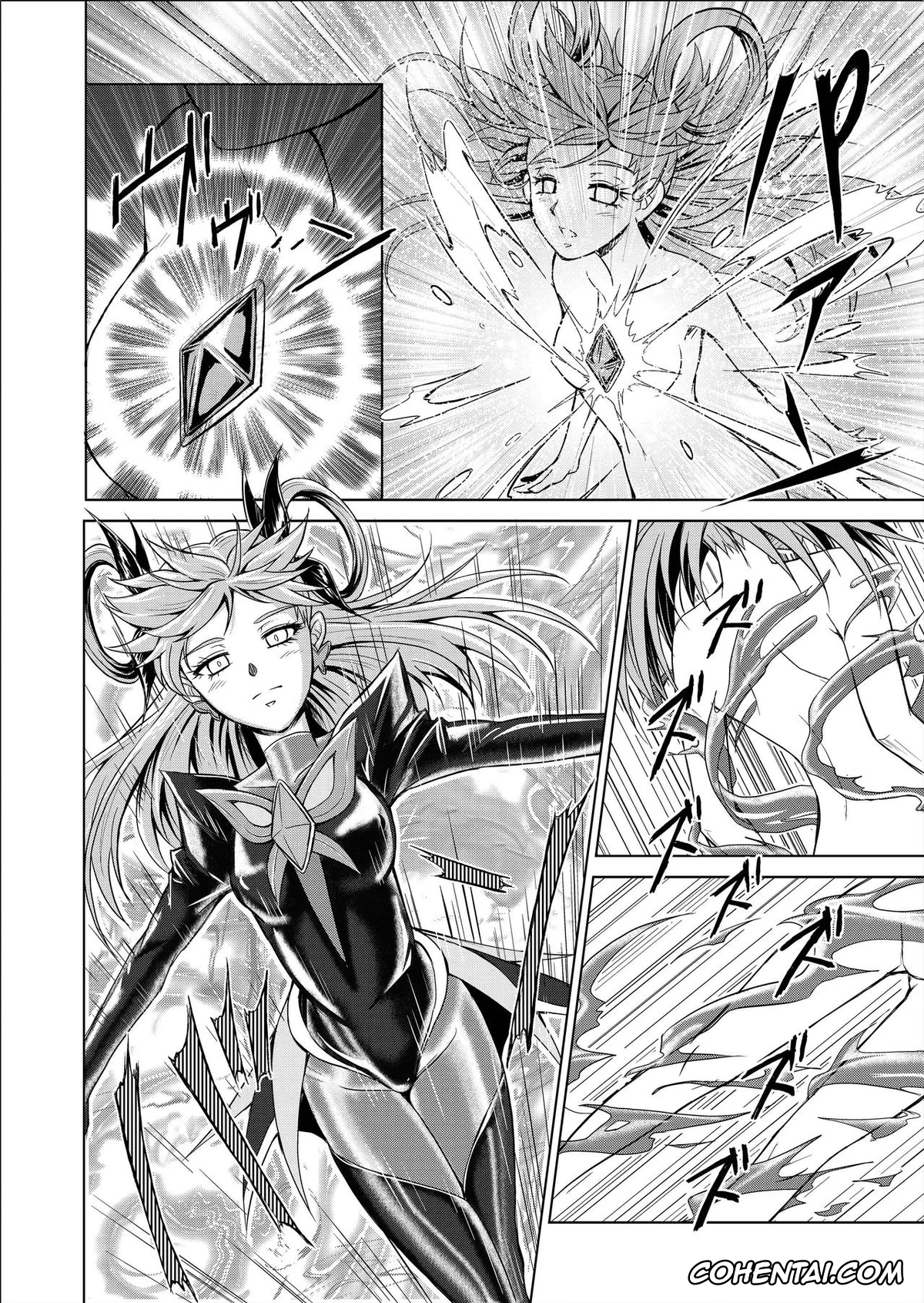 Yes! PreCure 5 xxx, Cure Dream | Nozomi Yumehara xxx, Cure Mint | Komachi Akimoto xxx, Cure Rouge | Rin Natsuki xxx, Dark Dream xxx, Mou Hitotsu no Ketsumatsu Henshin Heroine Kairaku Sennou ~Gekijouban Yes!! Precure 5 Hen~ Ch. 3 (Yes! PreCure 5), pagina 10