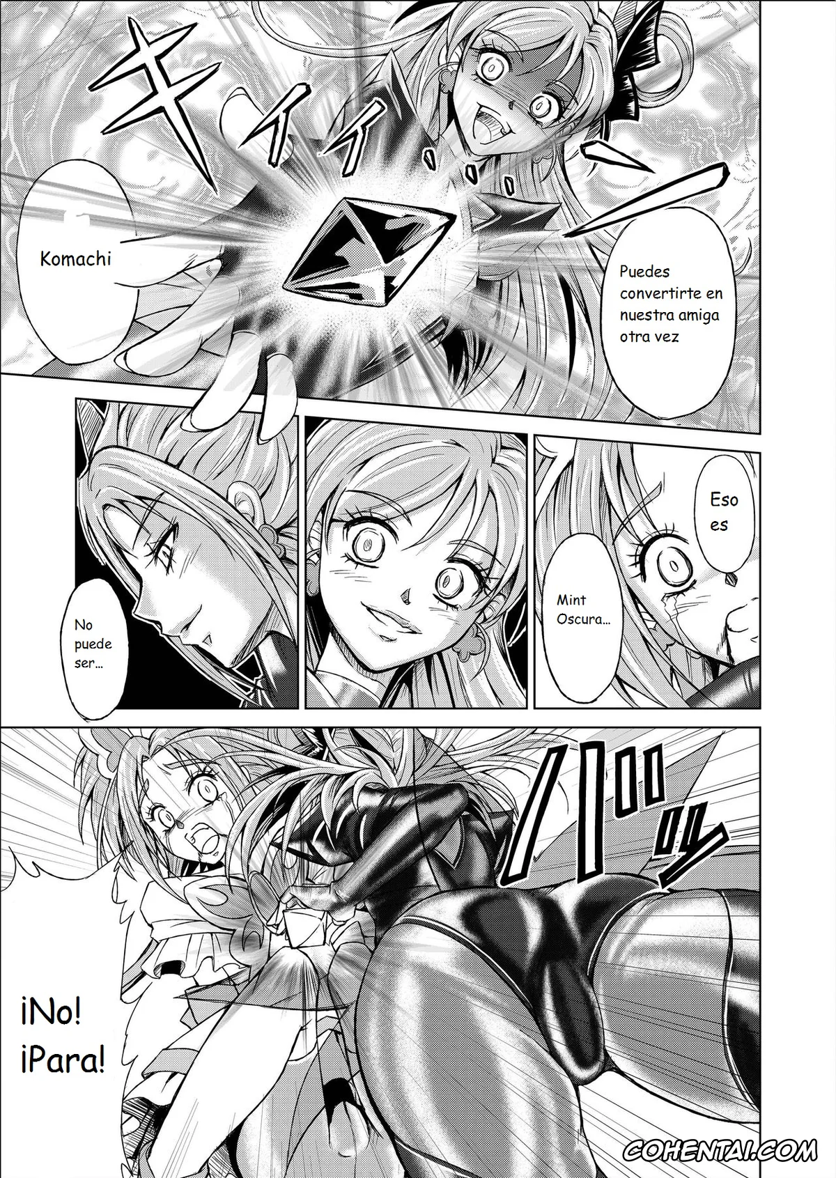 Yes! PreCure 5 hentai, Cure Dream | Nozomi Yumehara hentai, Cure Mint | Komachi Akimoto hentai, Cure Rouge | Rin Natsuki hentai, Dark Dream hentai, Mou Hitotsu no Ketsumatsu Henshin Heroine Kairaku Sennou ~Gekijouban Yes!! Precure 5 Hen~ Ch. 3 (Yes! PreCure 5), pagina 15