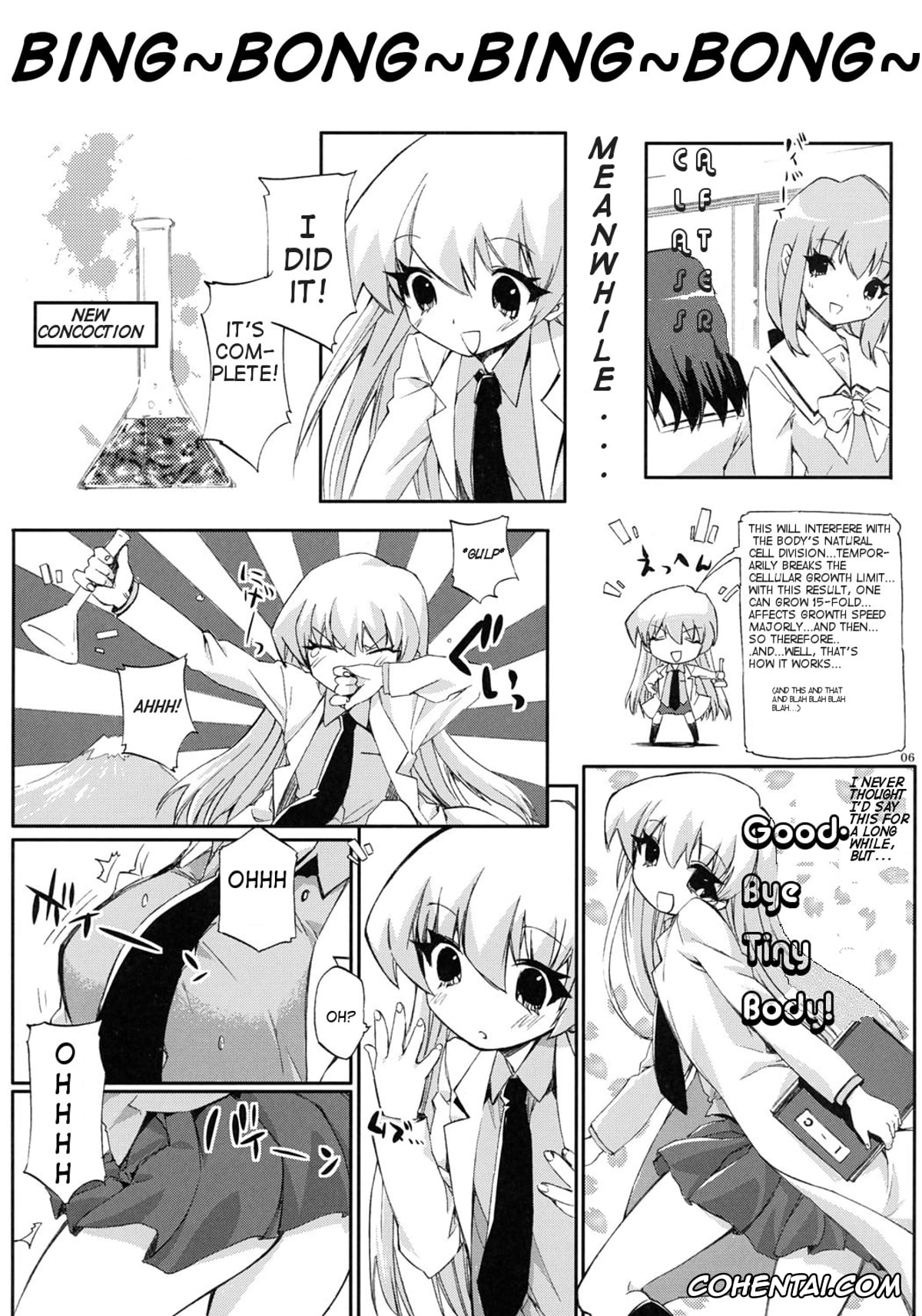 Pani Poni Dash hentai, Rebecca Miyamoto hentai, Tensai to Shikenkan to Hakui to Aoi Kami no Eroi Hon (Pani Poni), pagina 3