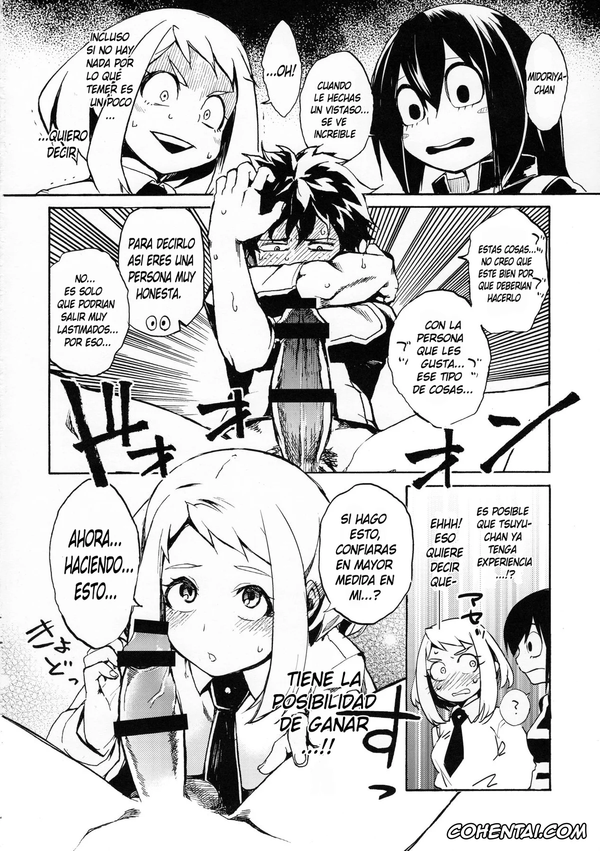 My Hero Academia | Boku No Hero Academia porno, Izuku Midoriya porno, Ochako Uraraka porno, Tsuyu Asui porno, Ukiseikou (Boku no Hero Academia), pagina 11