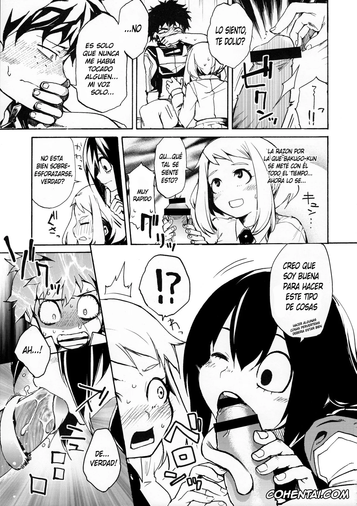 My Hero Academia | Boku No Hero Academia hentai, Izuku Midoriya hentai, Ochako Uraraka hentai, Tsuyu Asui hentai, Ukiseikou (Boku no Hero Academia), pagina 12