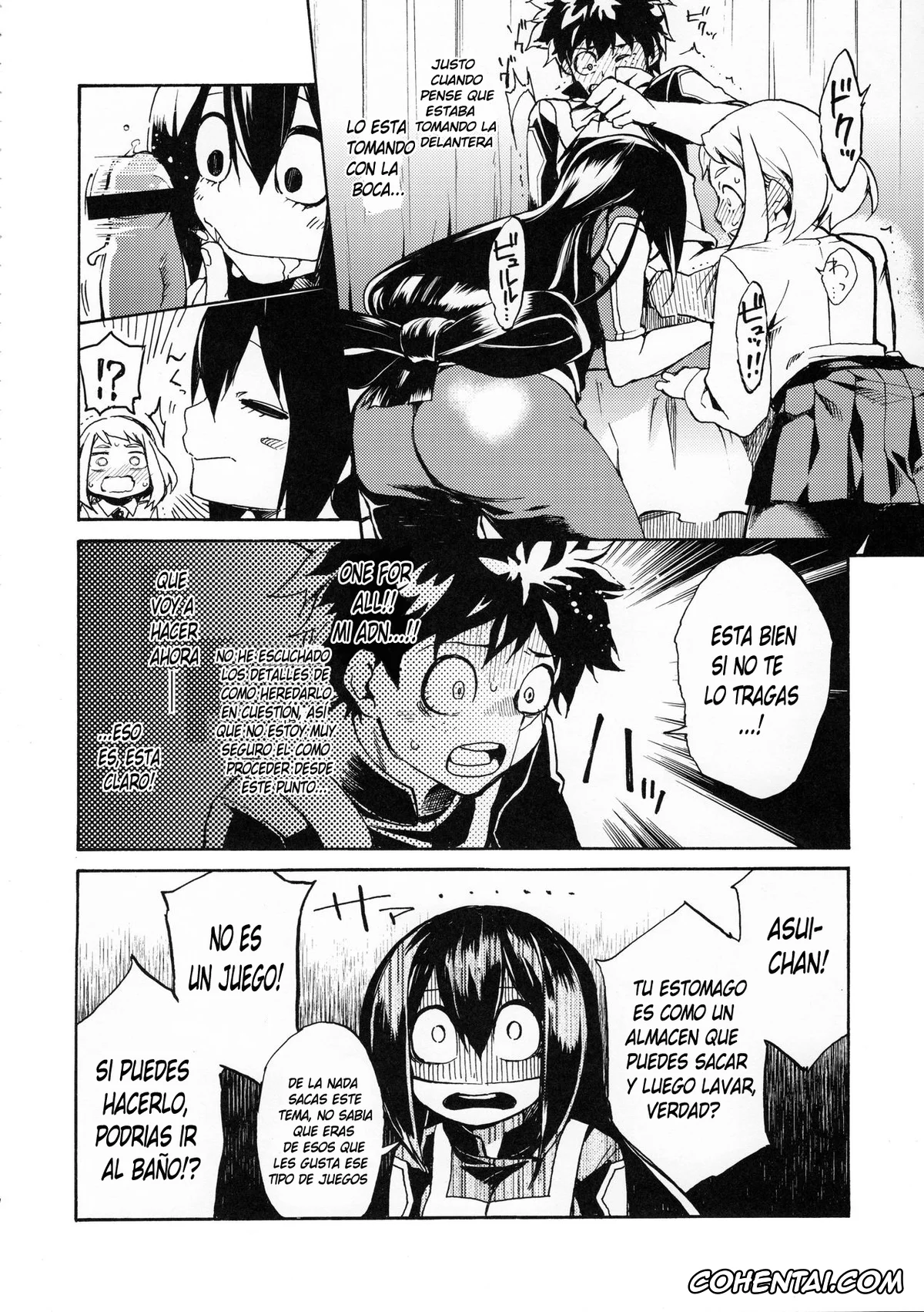 My Hero Academia | Boku No Hero Academia xxx, Izuku Midoriya xxx, Ochako Uraraka xxx, Tsuyu Asui xxx, Ukiseikou (Boku no Hero Academia), pagina 13