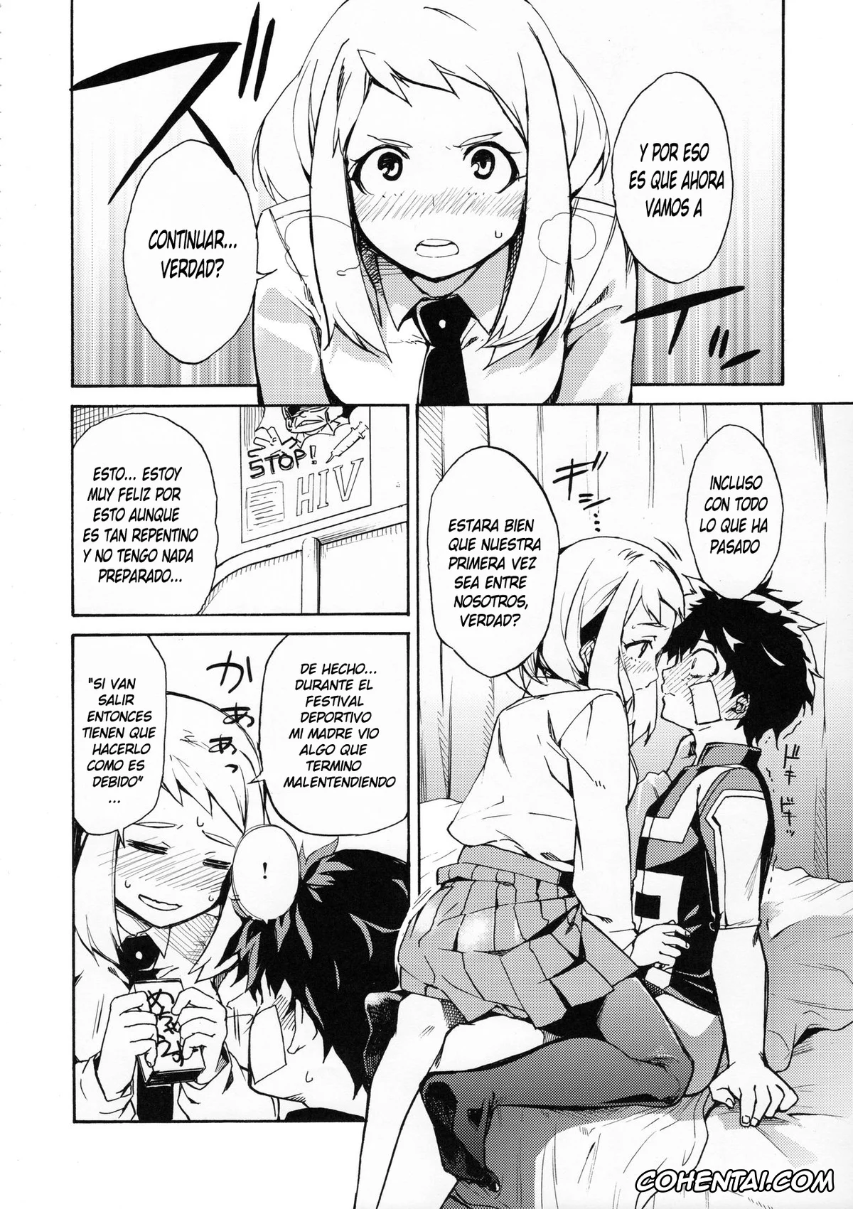 My Hero Academia | Boku No Hero Academia hentai, Izuku Midoriya hentai, Ochako Uraraka hentai, Tsuyu Asui hentai, Ukiseikou (Boku no Hero Academia), pagina 15