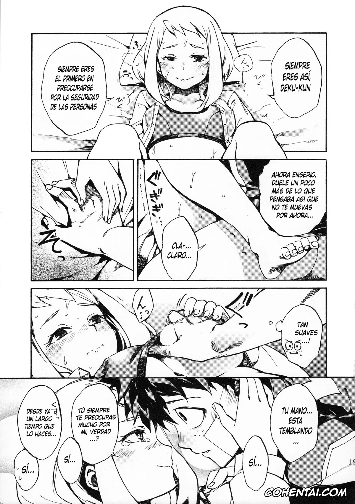 My Hero Academia | Boku No Hero Academia hentai, Izuku Midoriya hentai, Ochako Uraraka hentai, Tsuyu Asui hentai, Ukiseikou (Boku no Hero Academia), pagina 18