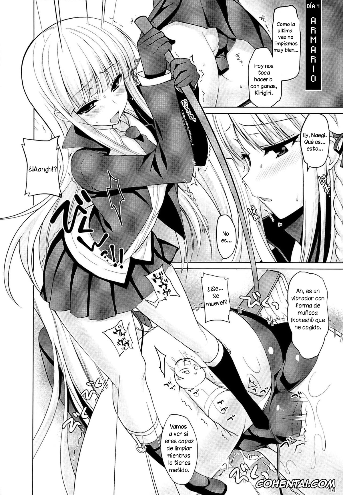 Danganronpa xxx, Kyouko Kirigiri xxx, Makoto Naegi xxx, Boku to Kirigiri-san no Nanokakan Sensou (Danganronpa), pagina 13