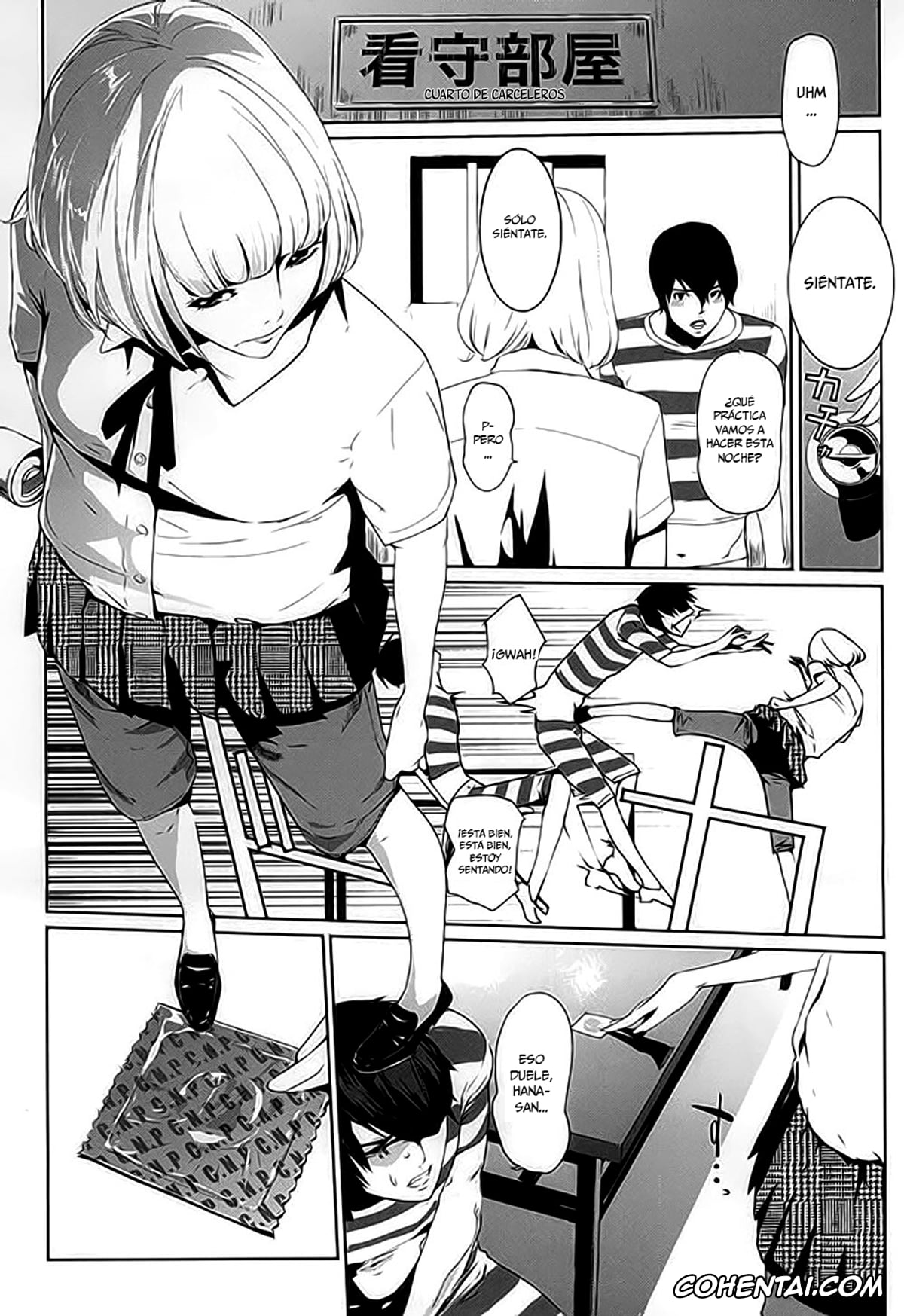 Prison School hentai, Hana Midorikawa hentai, Kiyoshi Fujino hentai, it’s beautiful flower (Prison School), pagina 3
