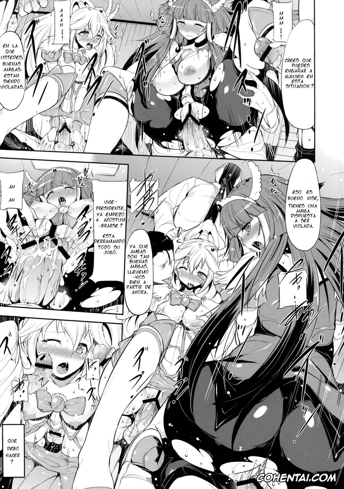 Smile Precure hentai, Cure Beauty | Reika Aoki hentai, Cure Peace | Yayoi Kise hentai, blackened (Smile Precure!), pagina 21