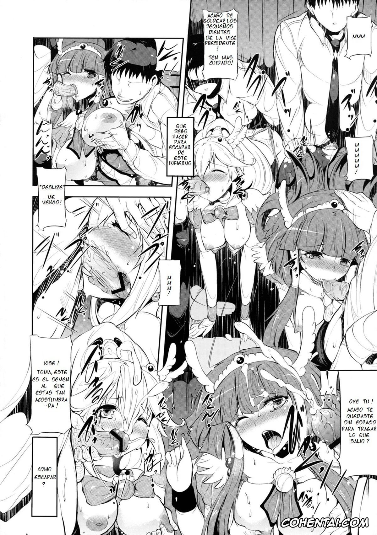 Smile Precure xxx, Cure Beauty | Reika Aoki xxx, Cure Peace | Yayoi Kise xxx, blackened (Smile Precure!), pagina 22
