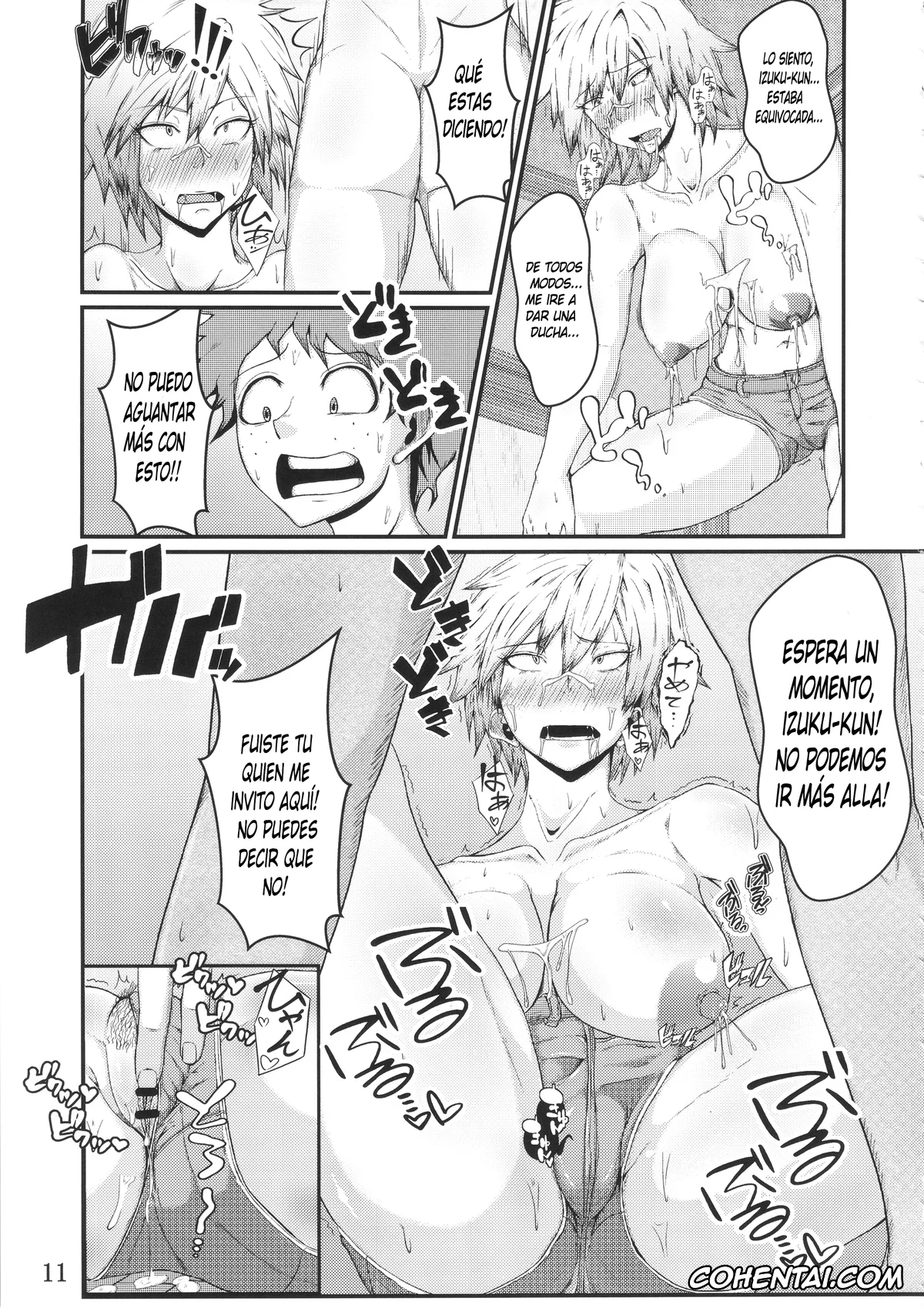 My Hero Academia | Boku No Hero Academia hentai, Izuku Midoriya hentai, Mitsuki Bakugou hentai, Boku to Bakugou Mama no Himitsu (Boku no Hero Academia), pagina 12