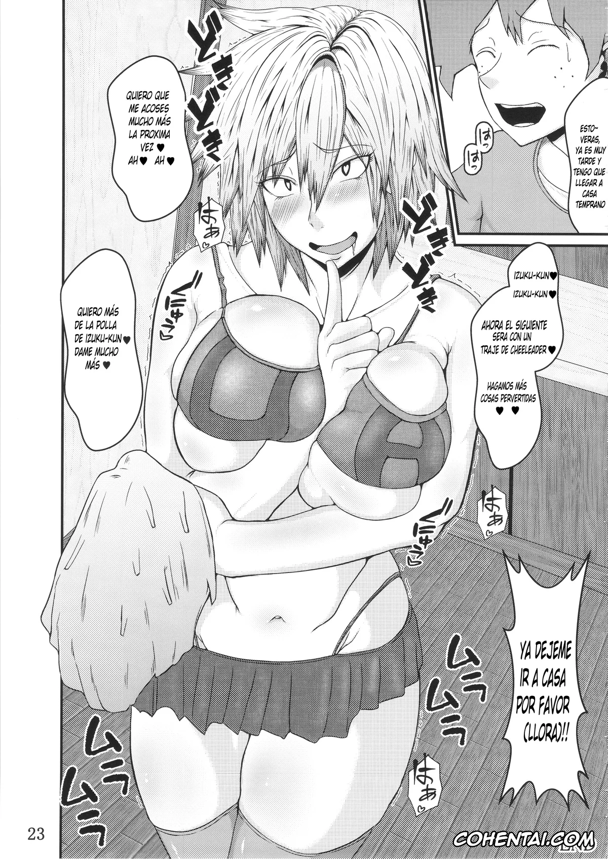 My Hero Academia | Boku No Hero Academia hentai, Izuku Midoriya hentai, Mitsuki Bakugou hentai, Boku to Bakugou Mama no Himitsu (Boku no Hero Academia), pagina 24
