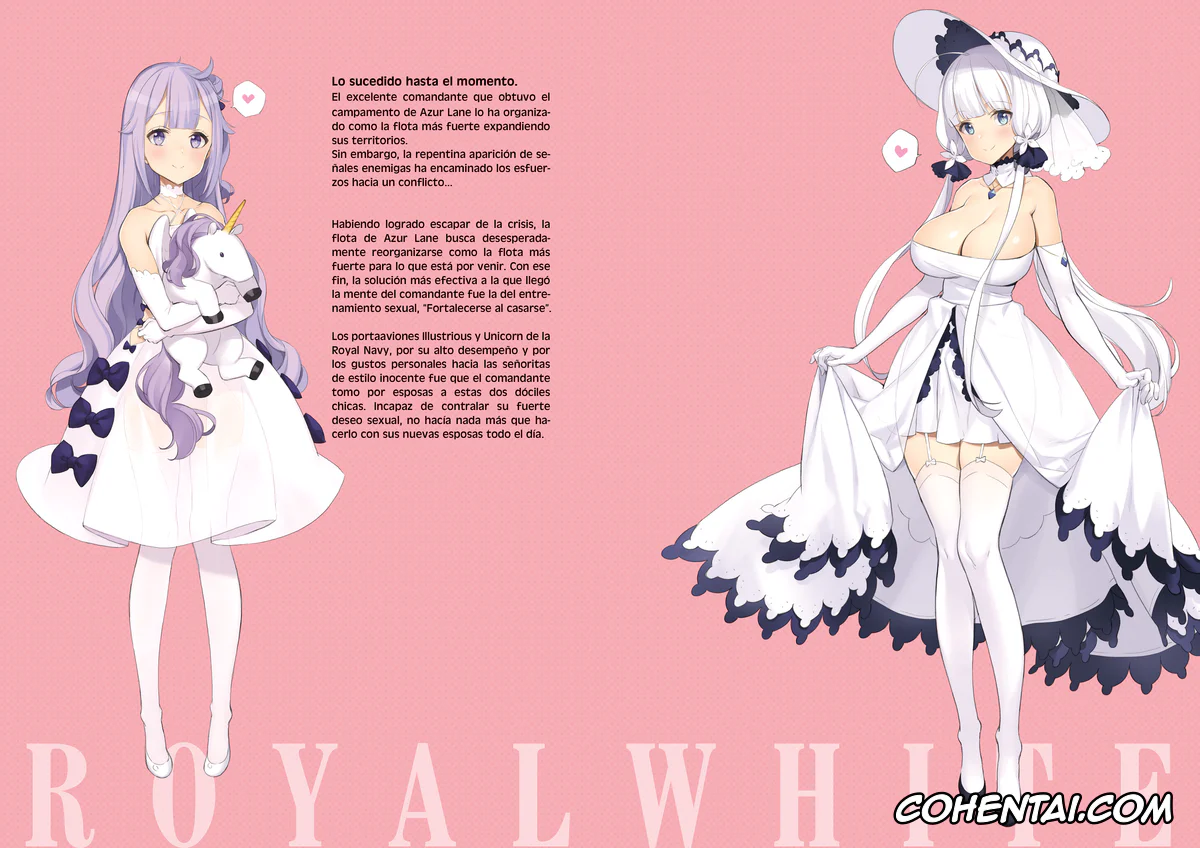 Azur Lane porno, Illustrious porno, Shikikan porno, Unicorn porno, ROYAL WHITE (Azur Lane), pagina 2