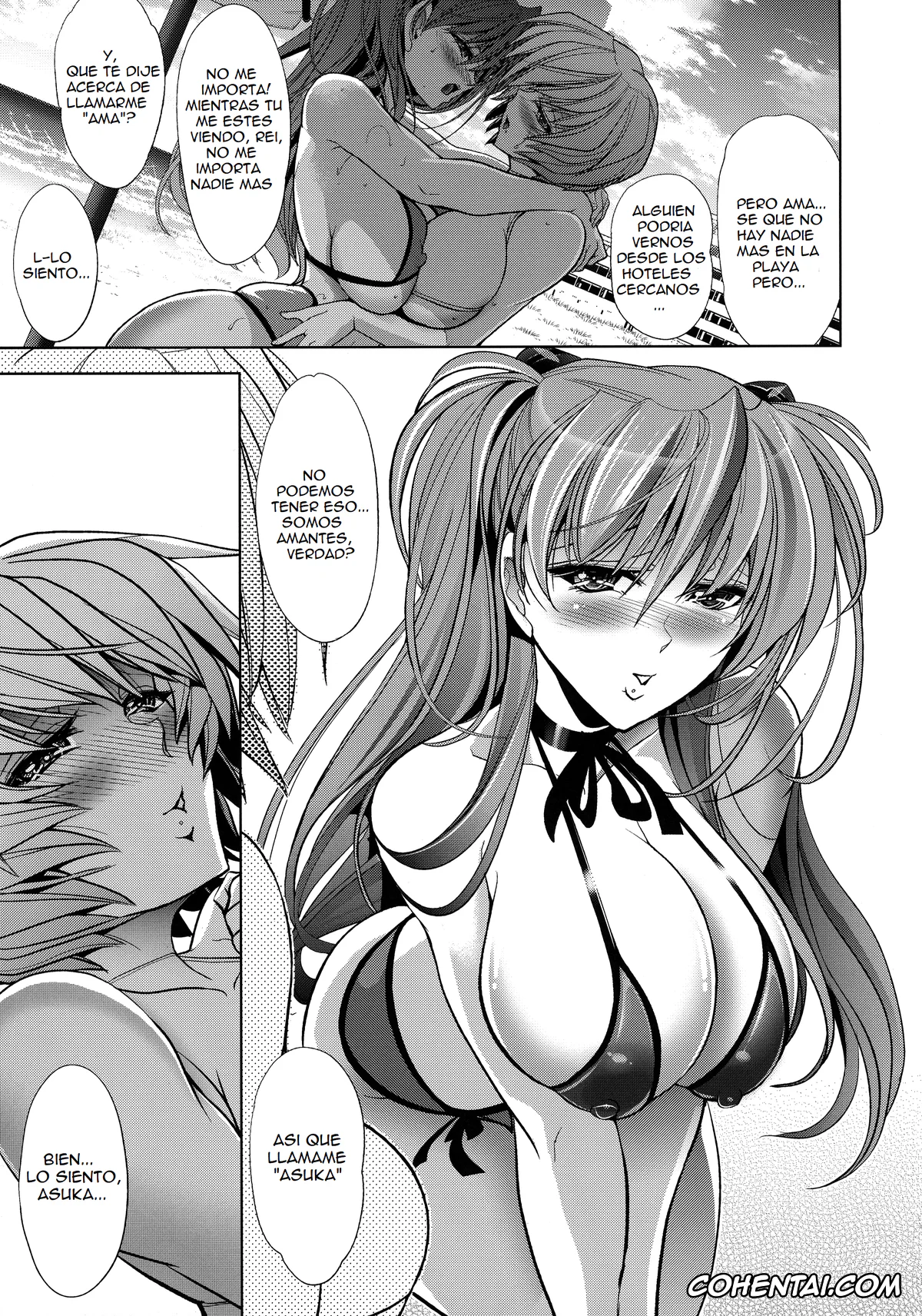 Neon Genesis Evangelion hentai, Asuka Langley Soryu hentai, Rei Ayanami hentai, Lovey Dovey (Neon Genesis Evangelion), pagina 6