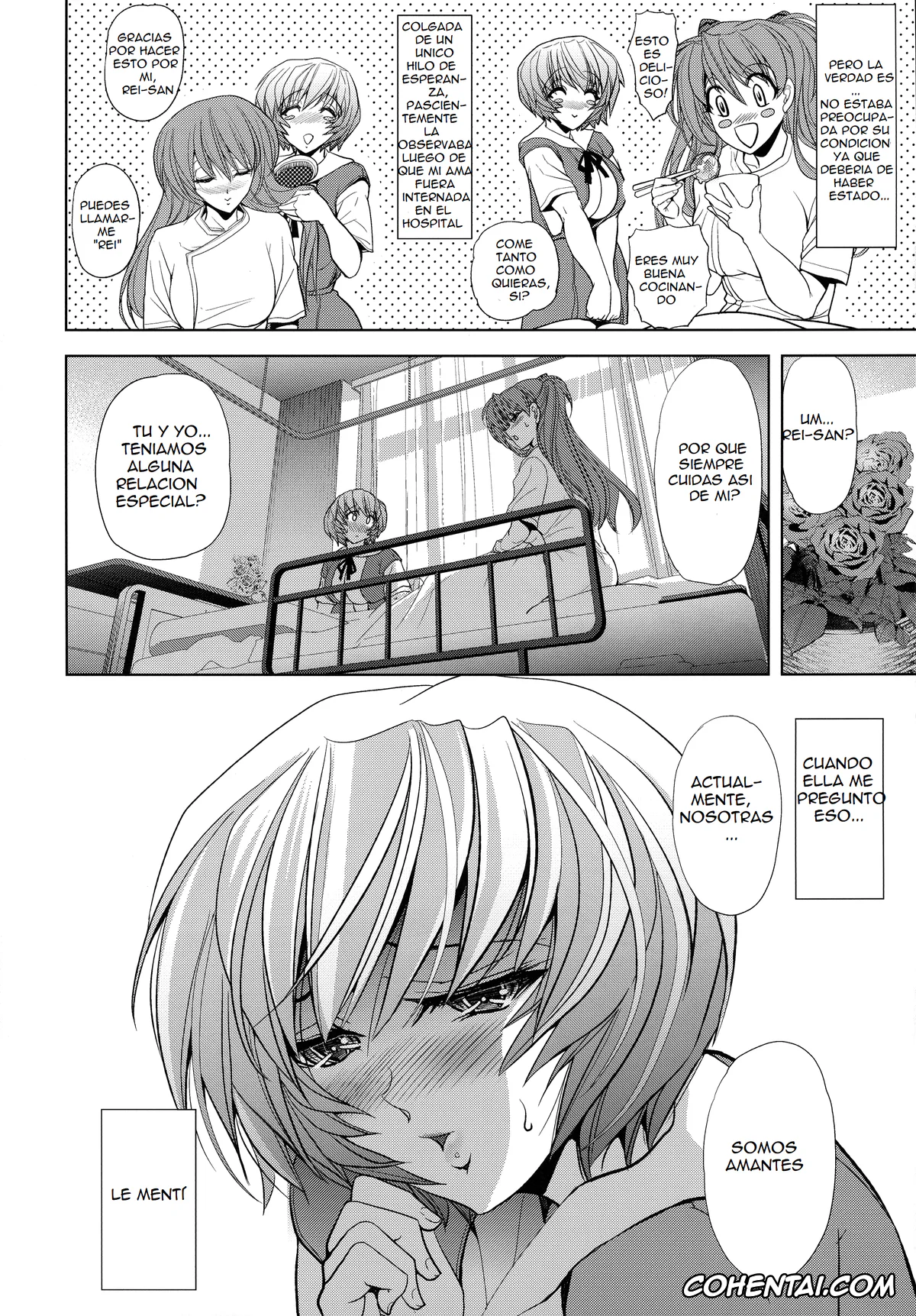 Neon Genesis Evangelion xxx, Asuka Langley Soryu xxx, Rei Ayanami xxx, Lovey Dovey (Neon Genesis Evangelion), pagina 19