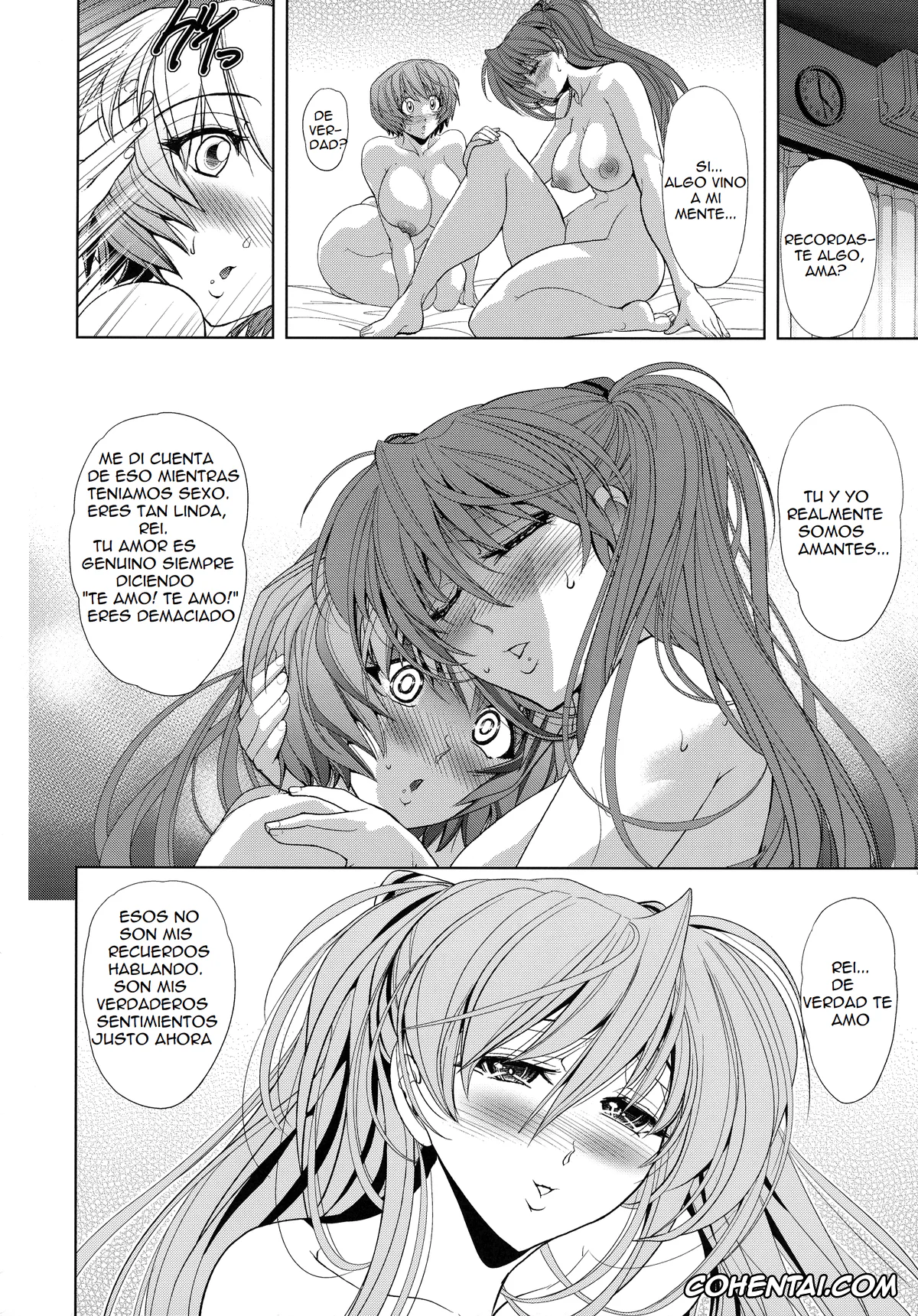 Neon Genesis Evangelion xxx, Asuka Langley Soryu xxx, Rei Ayanami xxx, Lovey Dovey (Neon Genesis Evangelion), pagina 31