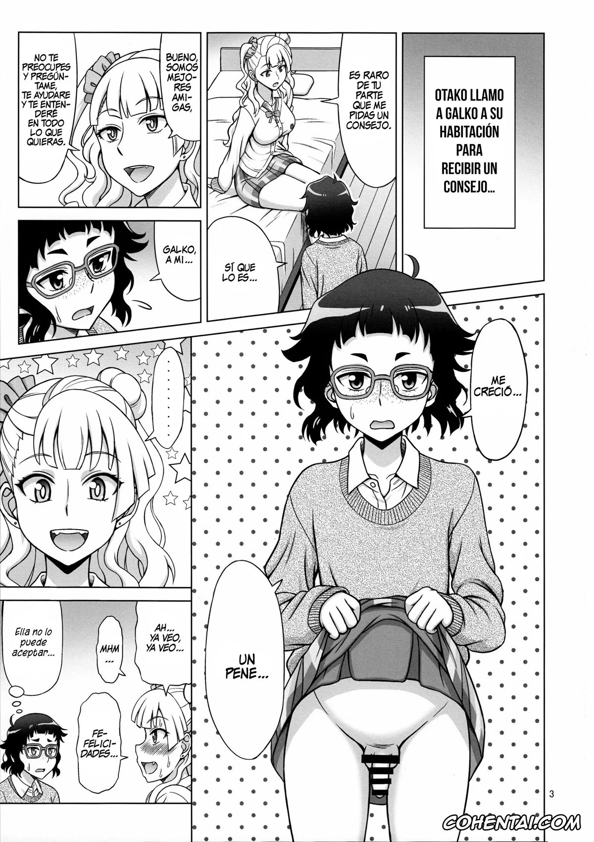 Oshiete! Galko-chan hentai, Galko hentai, Otako hentai, Galfriend (Oshiete! Galko-chan), pagina 3