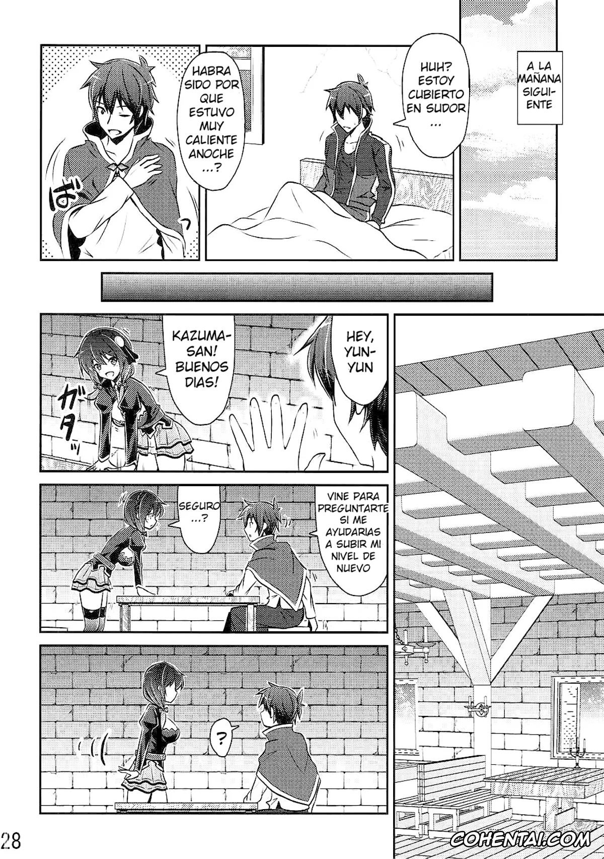Kono Subarashii Sekai ni Syukufuku o! hentai, Kazuma Satou hentai, Yunyun hentai, Yunyun shiyou! (Kono Subarashii Sekai ni Syukufuku o!), pagina 27
