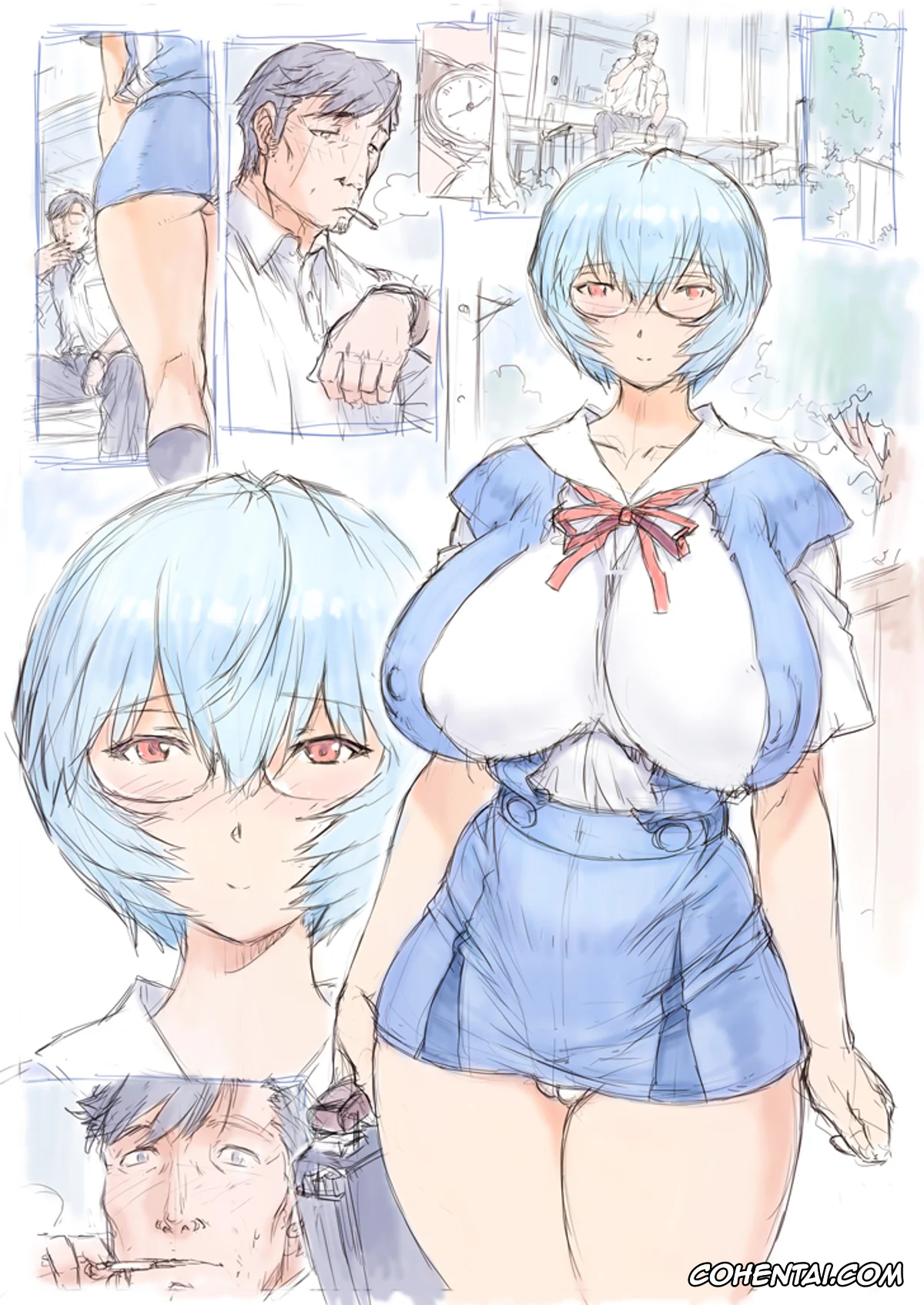 Neon Genesis Evangelion hentai, Rei Ayanami hentai, Mogudan: Rei Ayanami works + extras (Saga13), pagina 111