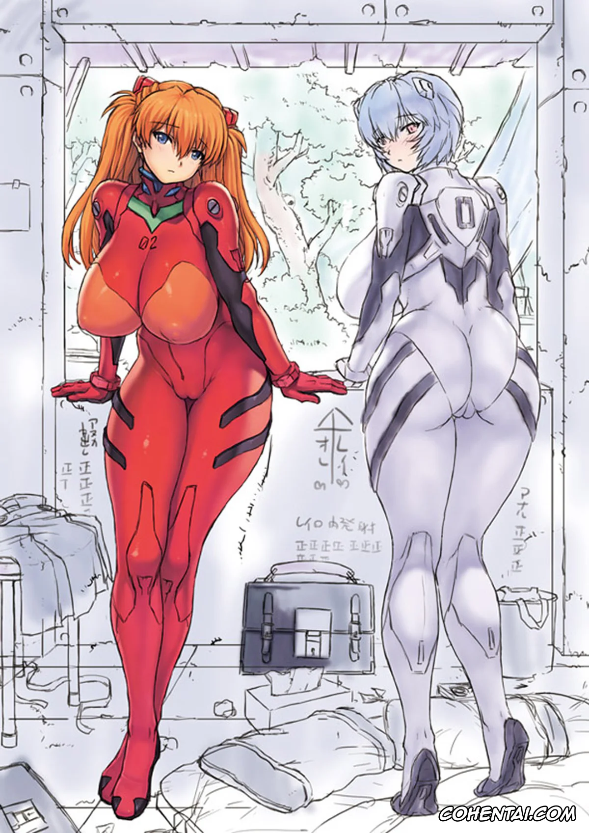 Neon Genesis Evangelion hentai, Rei Ayanami hentai, Mogudan: Rei Ayanami works + extras (Saga13), pagina 144