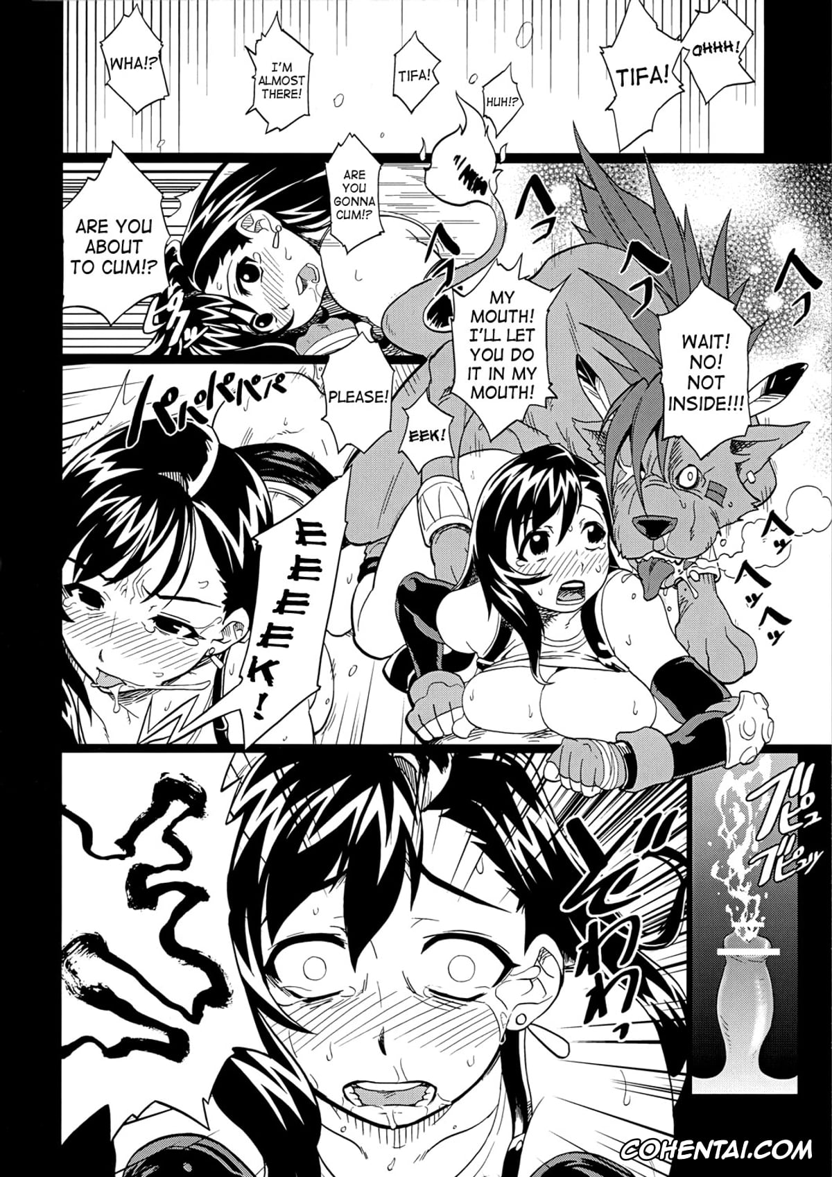 Final Fantasy xxx, Red Xiii xxx, Tifa Lockhart xxx, EroTifa7 vol. 2.5 (Final Fantasy VII), pagina 22