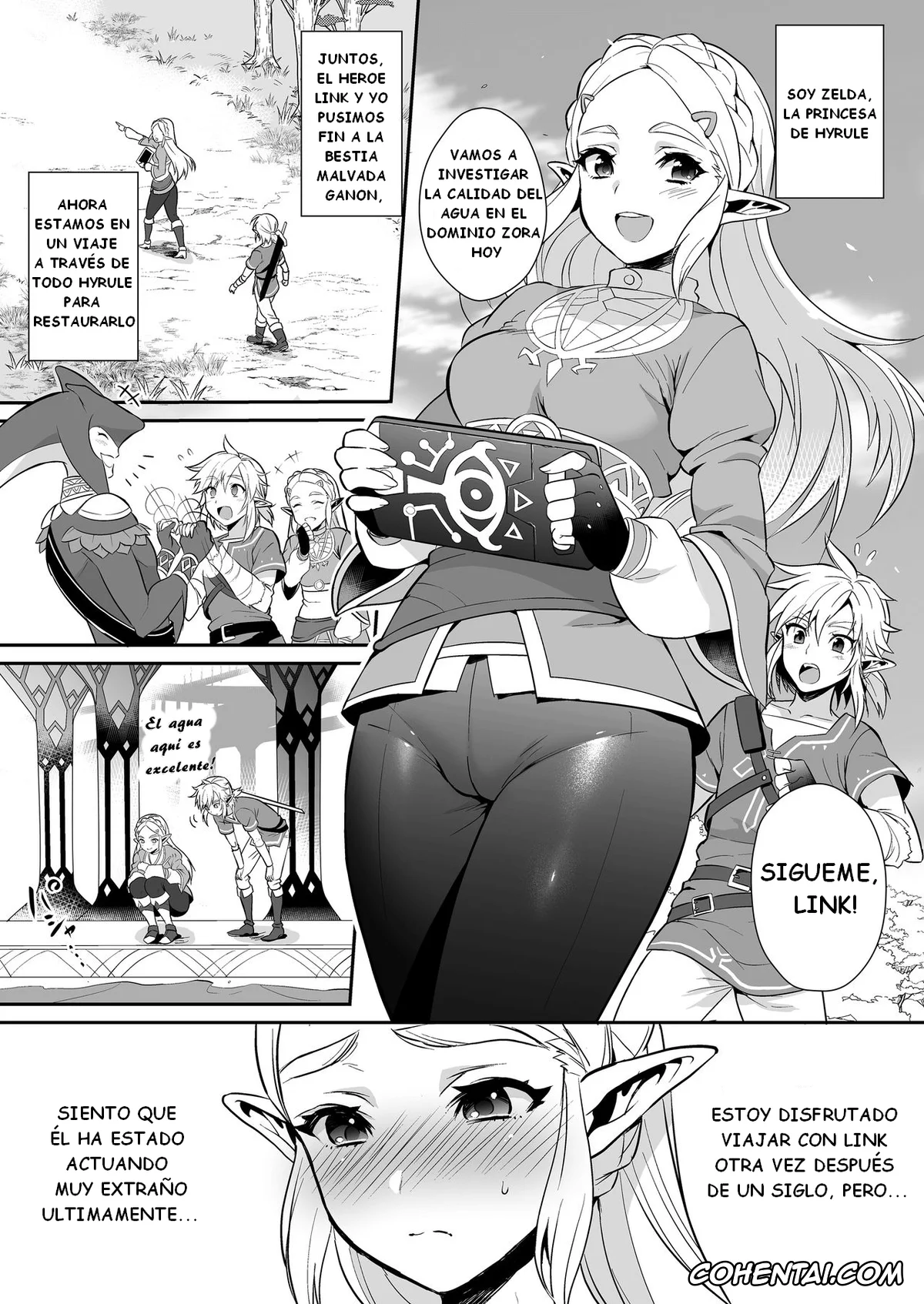 The Legend Of Zelda xxx, Link xxx, Princess Zelda xxx, Hyrule Hanei no Tame no Katsudou! (The Legend of Zelda: Breath of the Wild), pagina 4