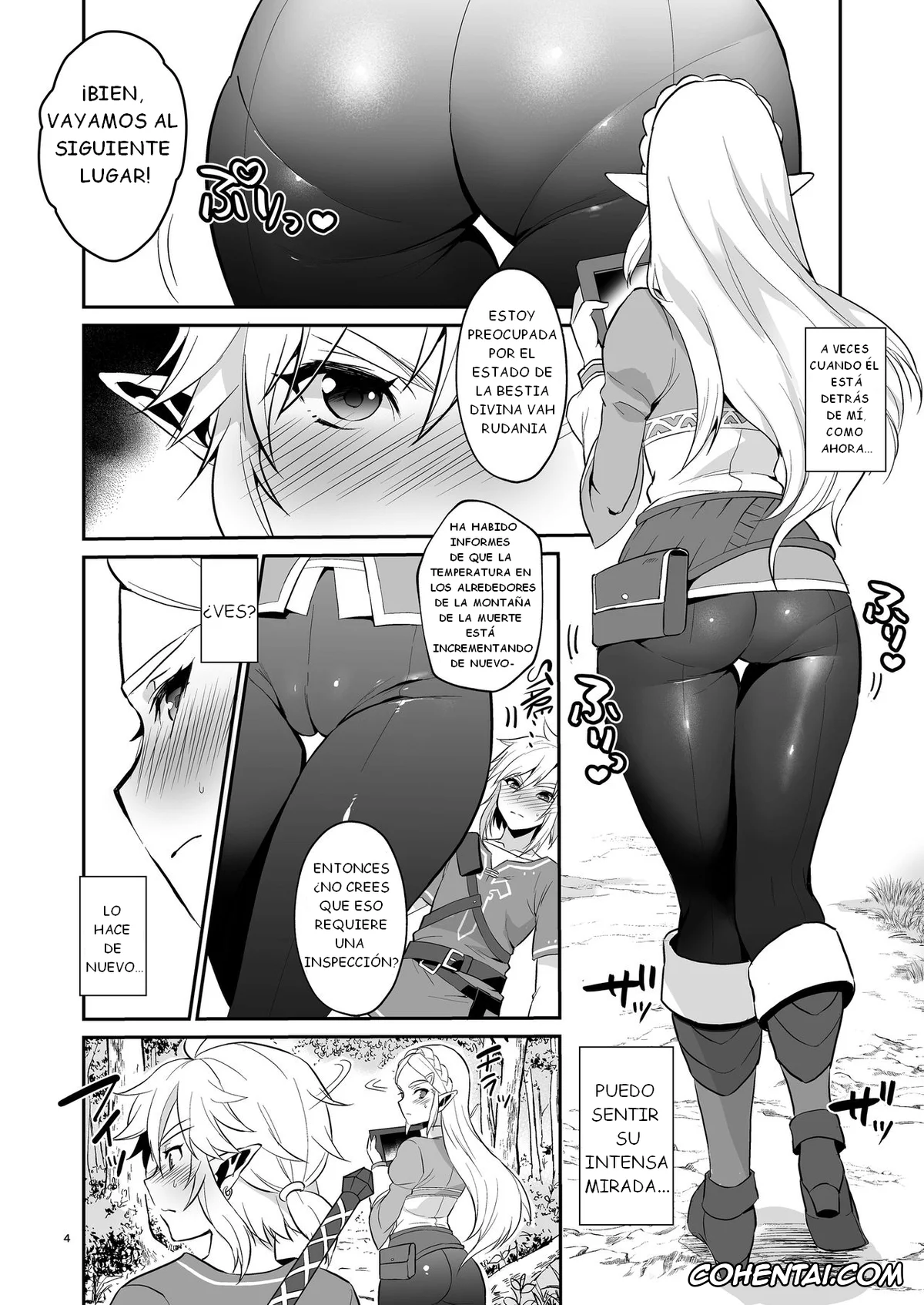 The Legend Of Zelda porno, Link porno, Princess Zelda porno, Hyrule Hanei no Tame no Katsudou! (The Legend of Zelda: Breath of the Wild), pagina 5