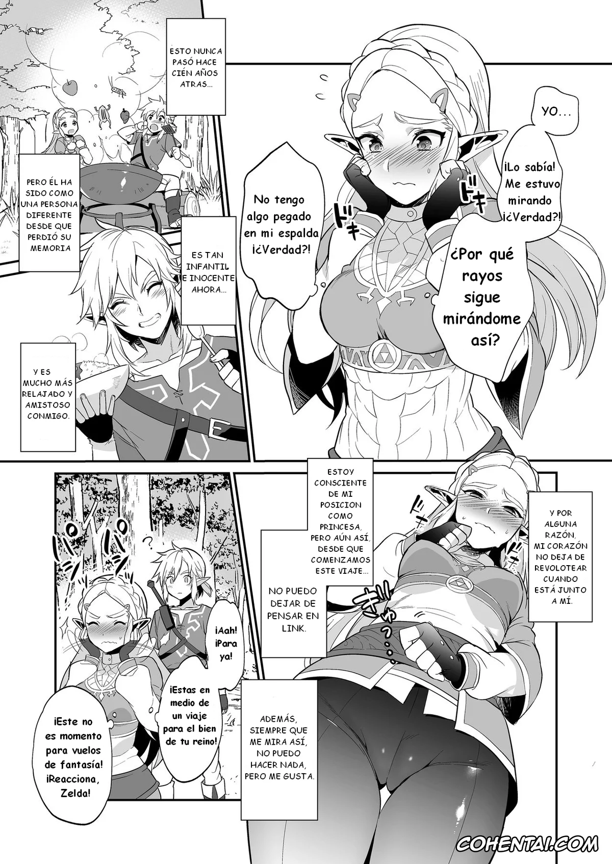 The Legend Of Zelda hentai, Link hentai, Princess Zelda hentai, Hyrule Hanei no Tame no Katsudou! (The Legend of Zelda: Breath of the Wild), pagina 6